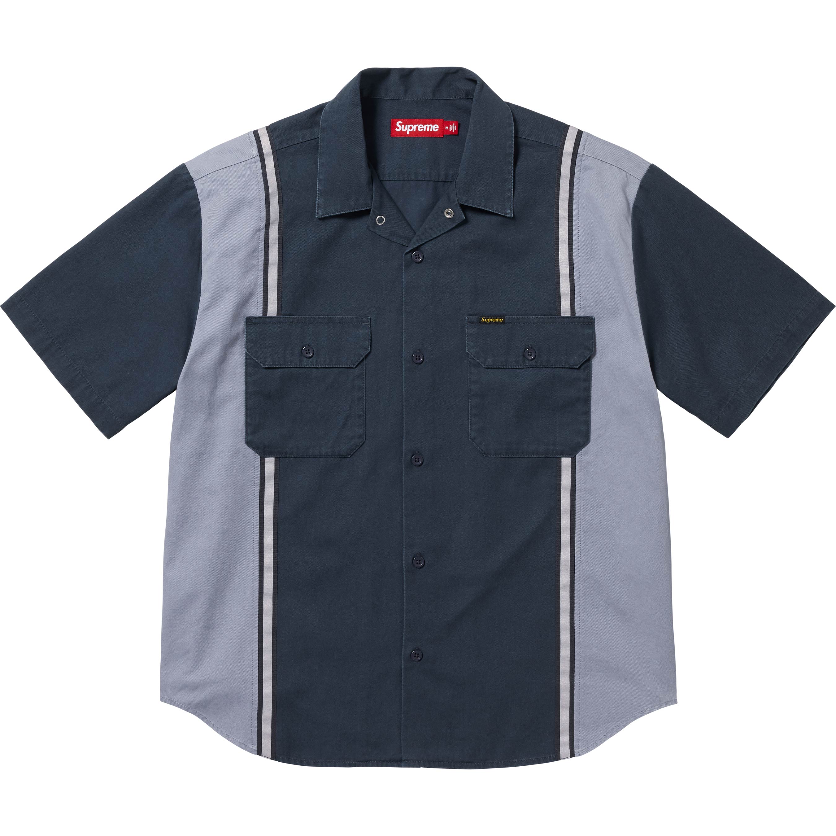 Reflective Stripe S/S Work Shirt