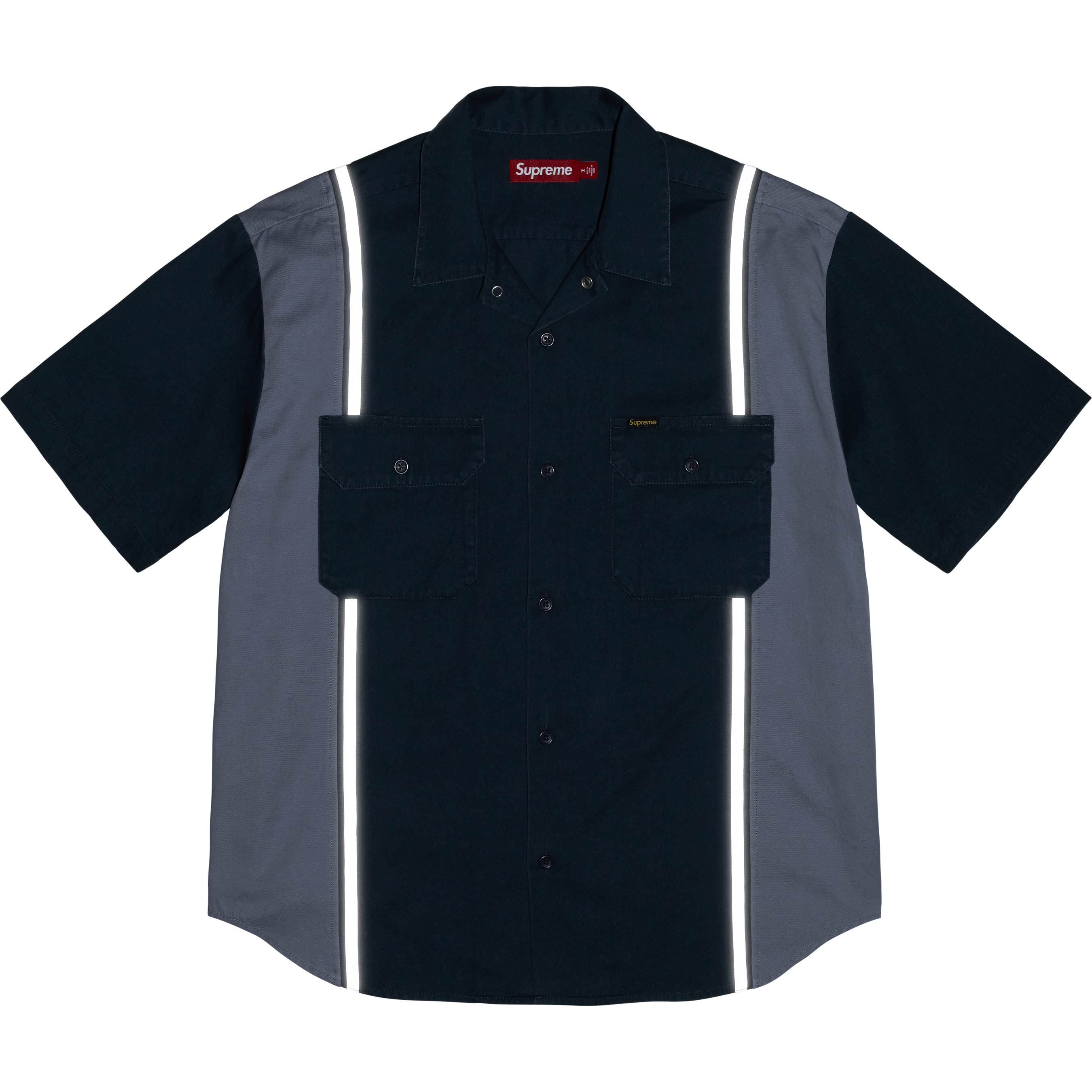 Reflective Stripe S/S Work Shirt
