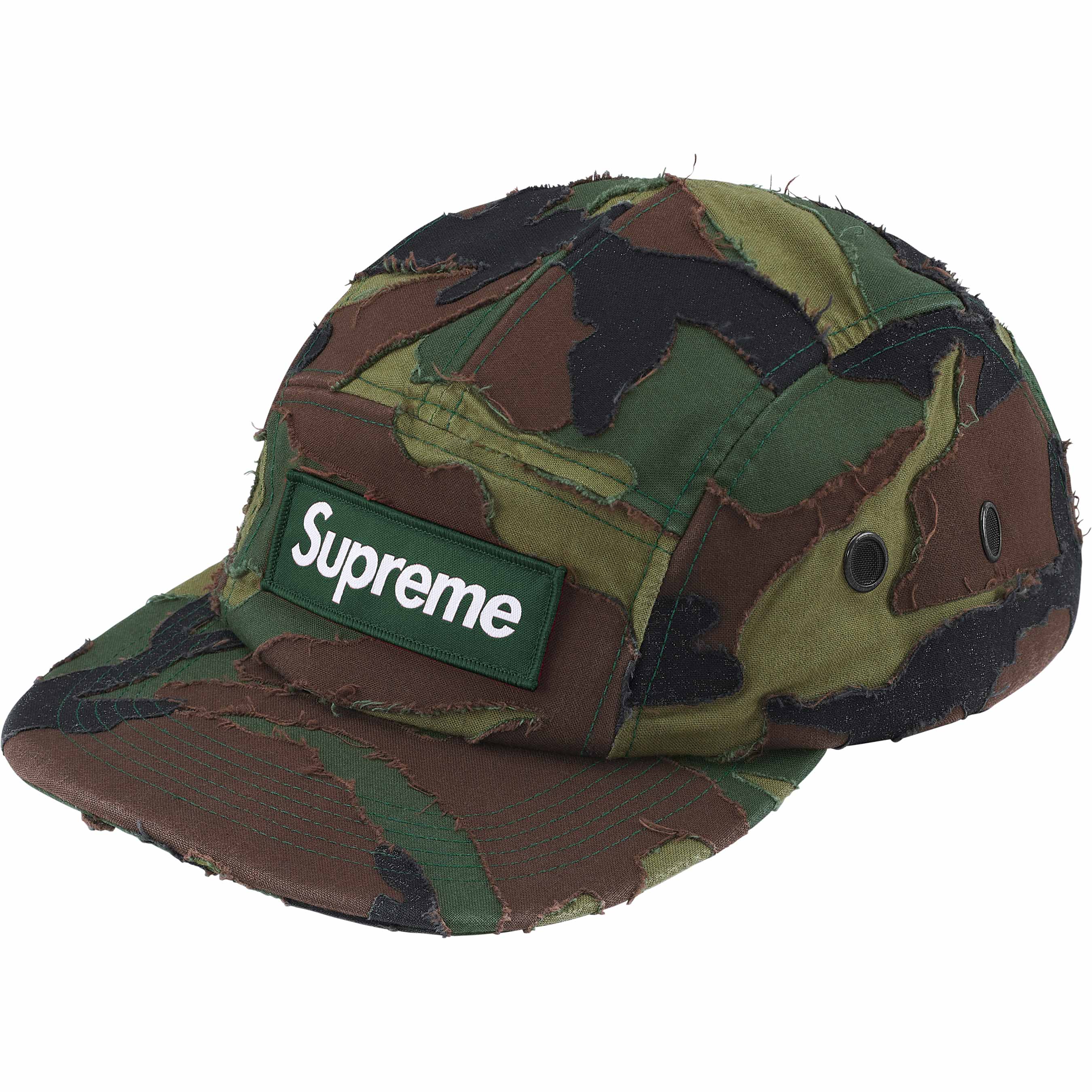 Layered Camo Camp Cap