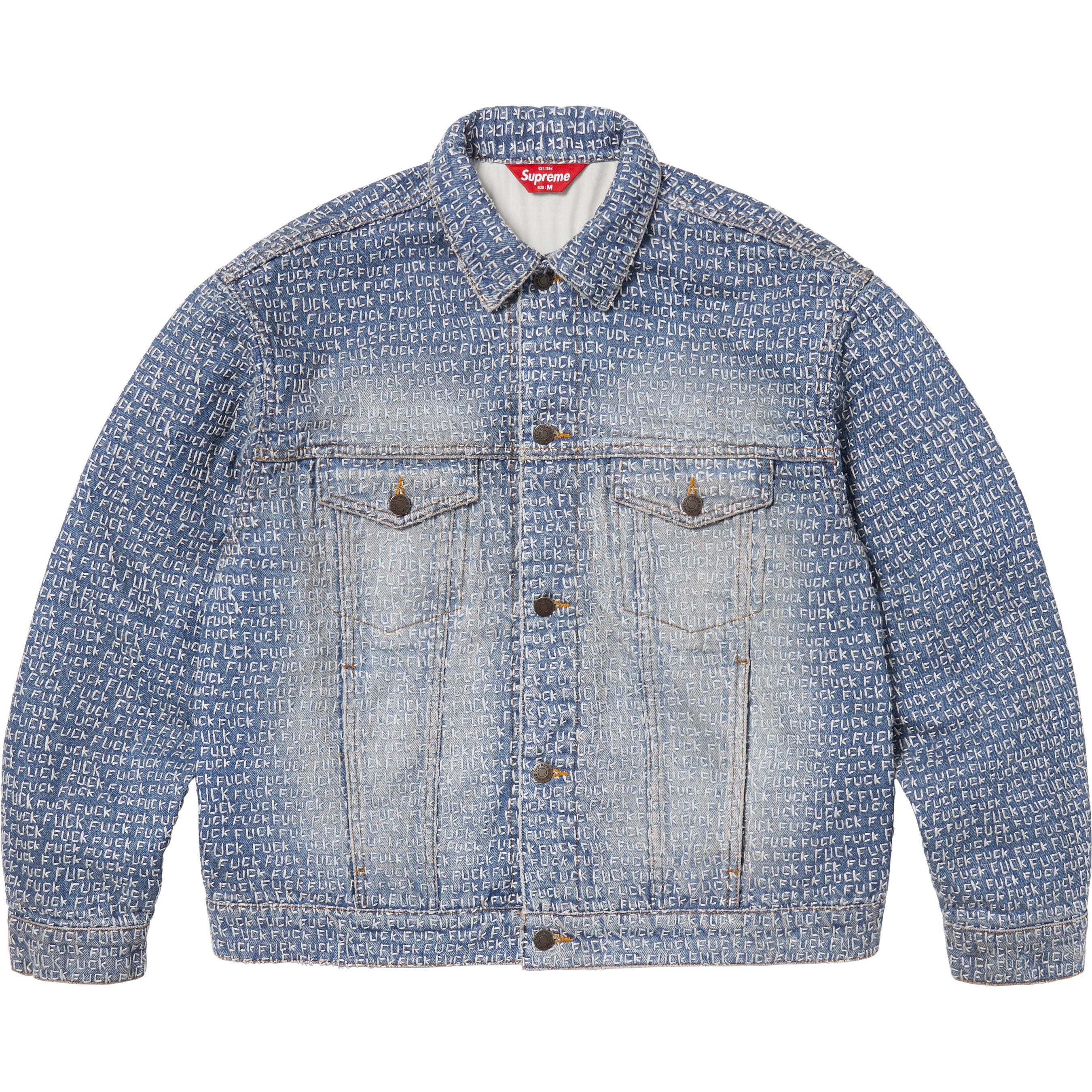 Fuck Stitch Denim Trucker Jacket