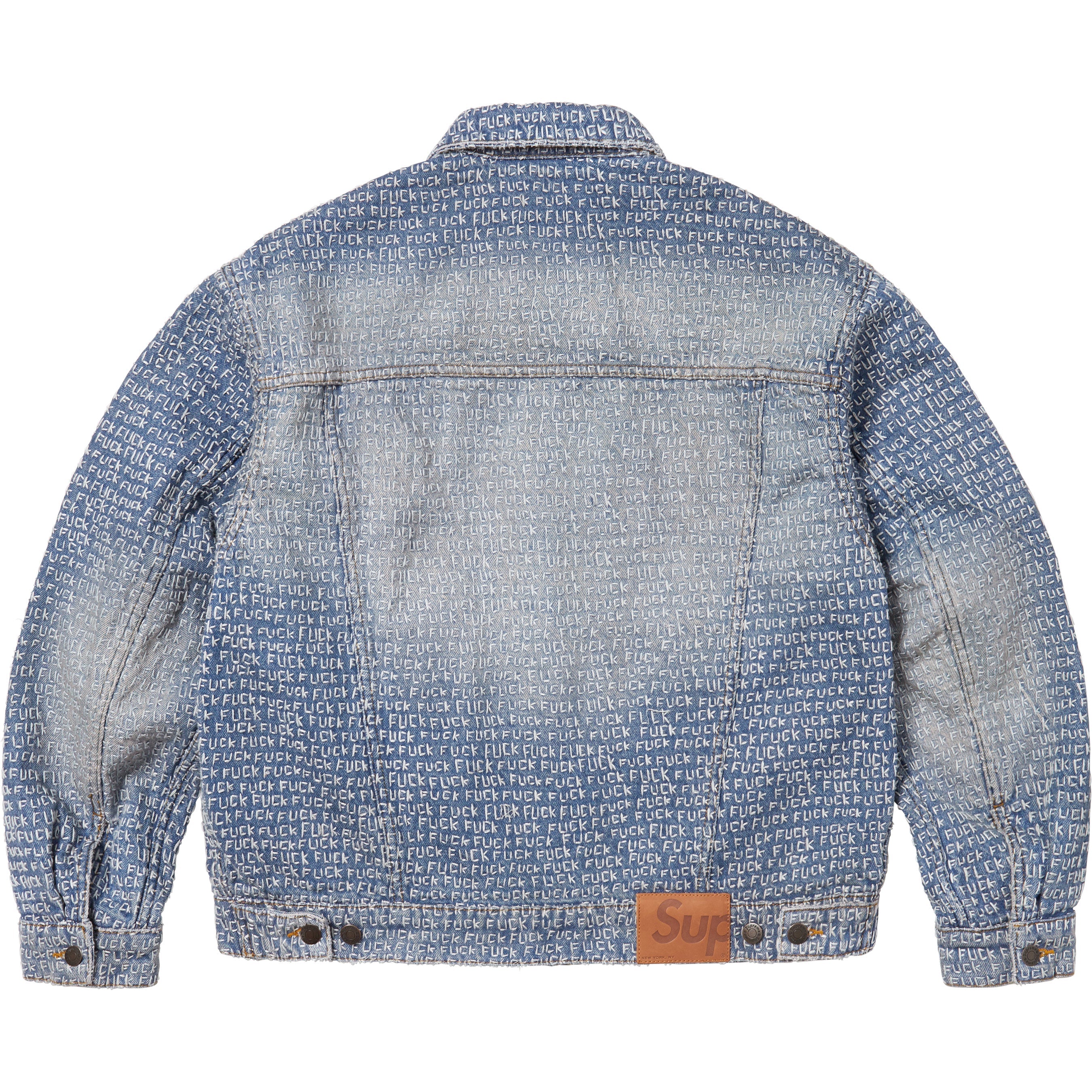Fuck Stitch Denim Trucker Jacket