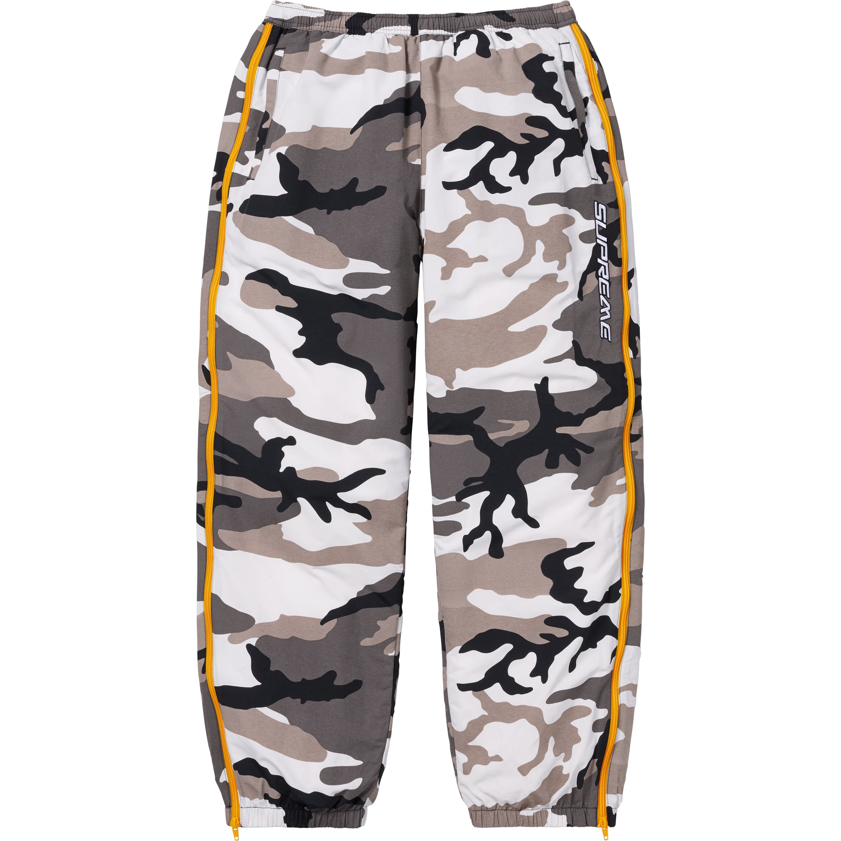 Contrast Zip Warm Up Pant