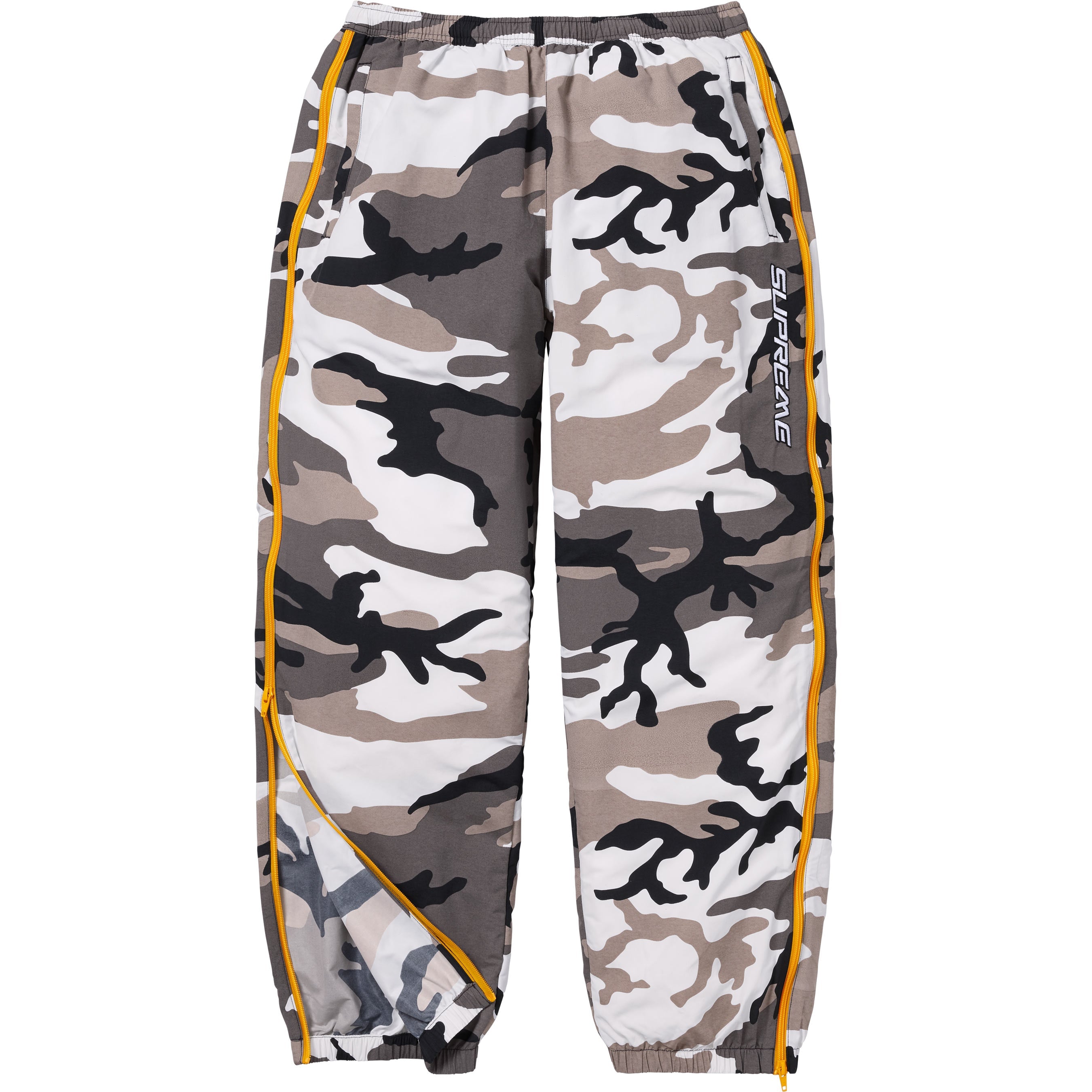 Contrast Zip Warm Up Pant