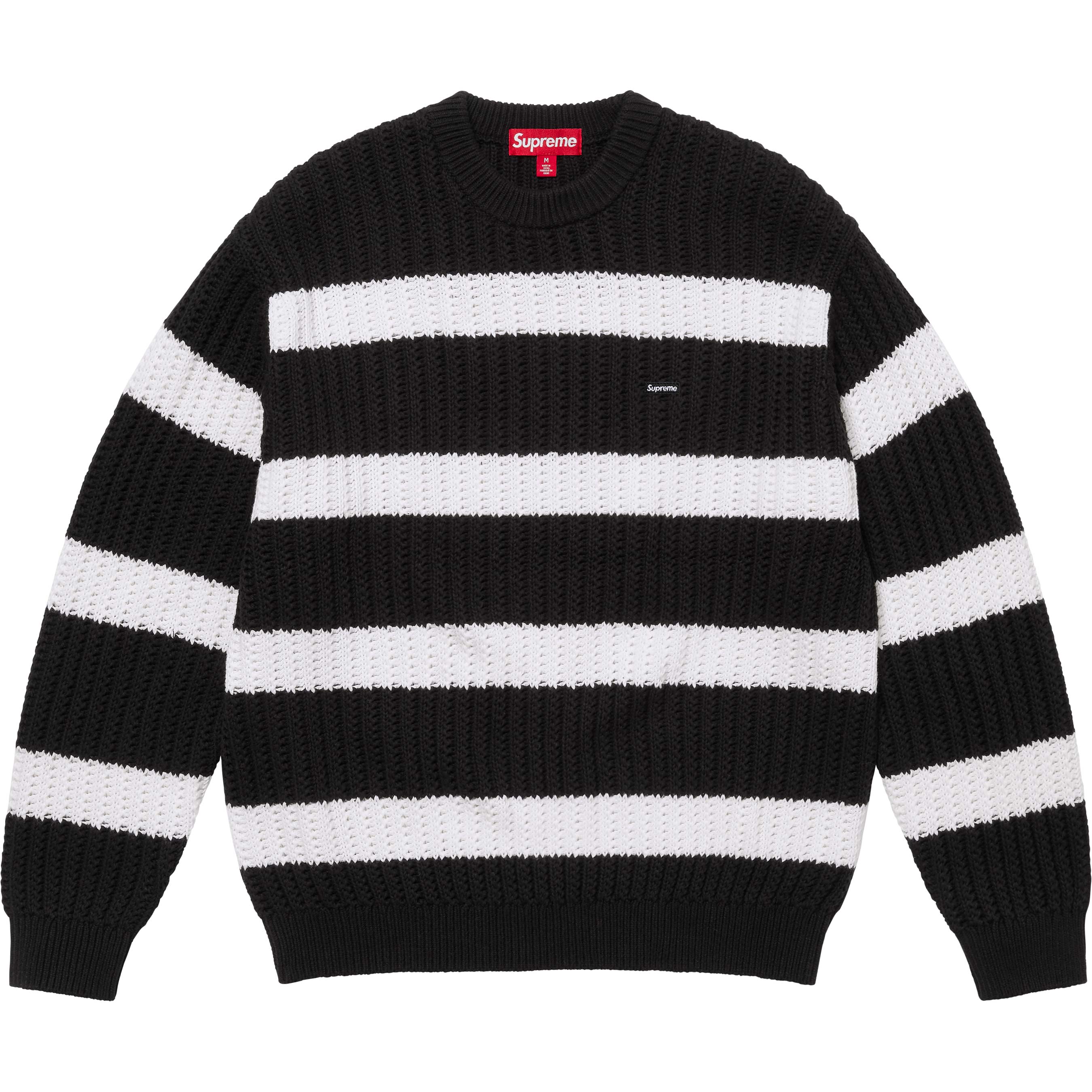 Loose Gauge Stripe Small Box Sweater