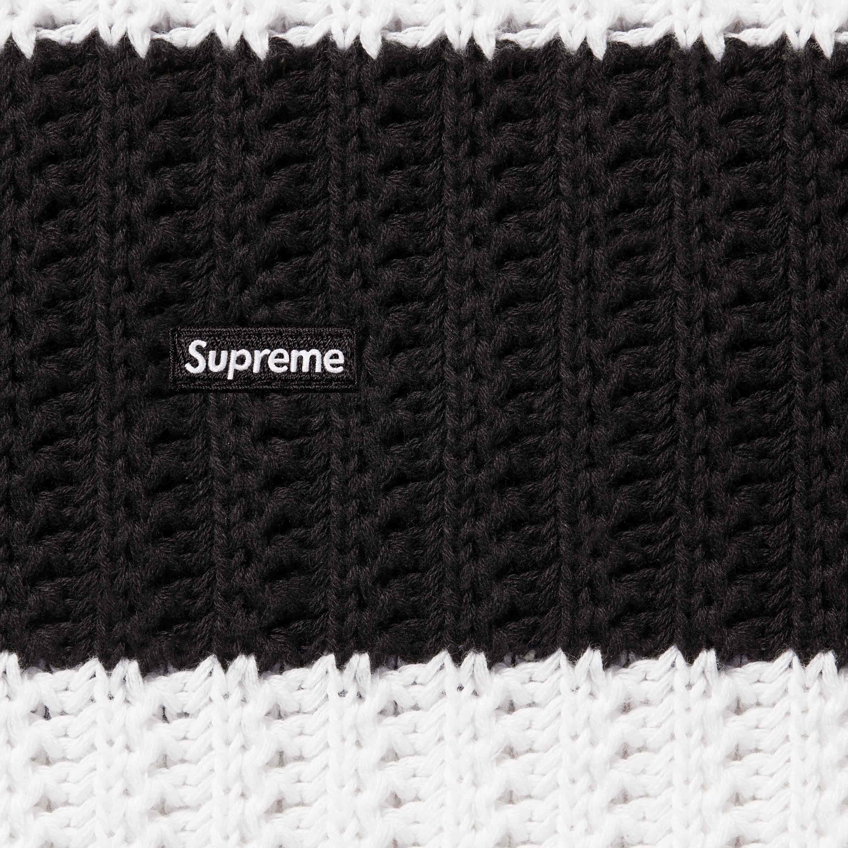 Loose Gauge Stripe Small Box Sweater