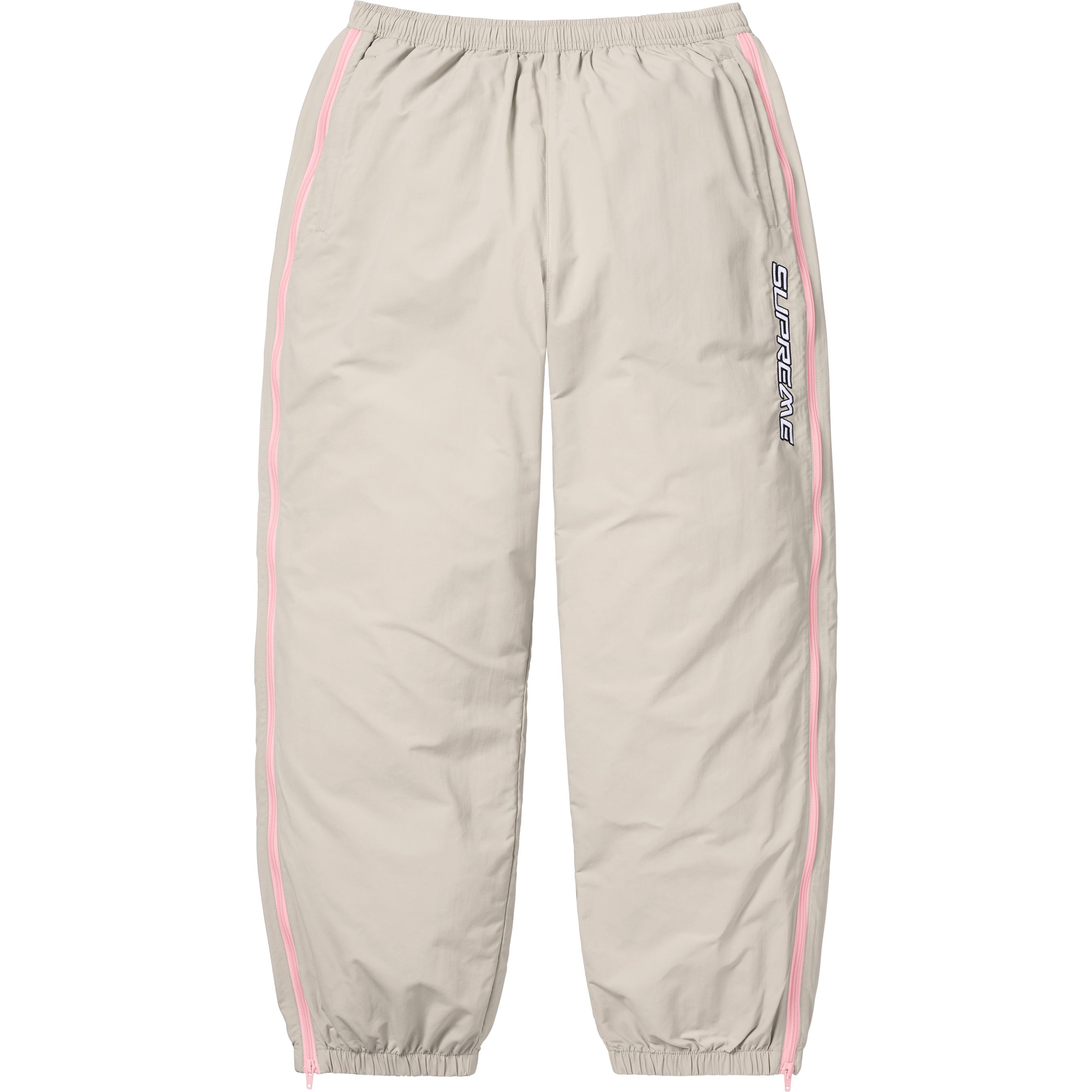 Contrast Zip Warm Up Pant