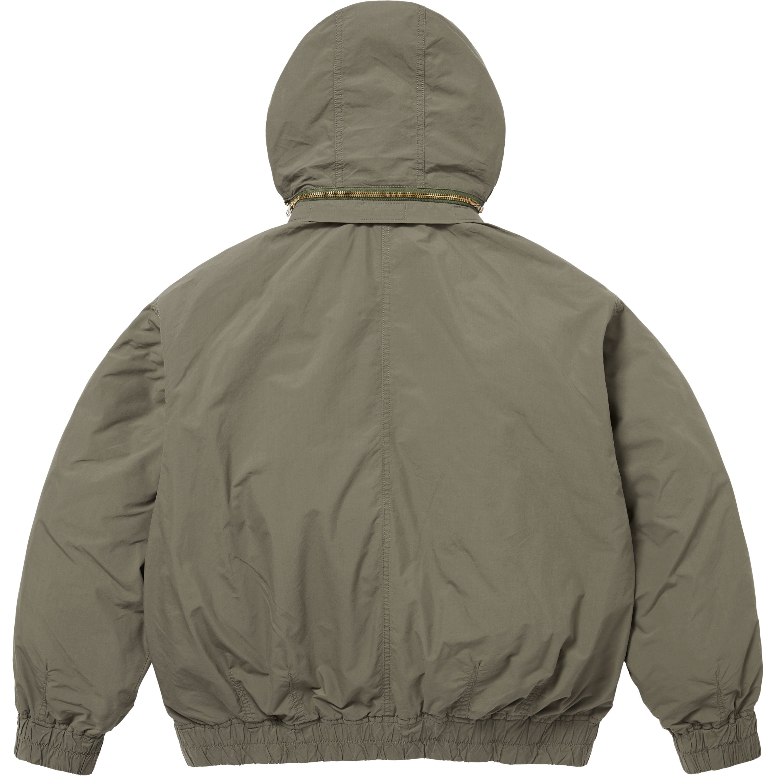 Leather Collar Utility Jacket