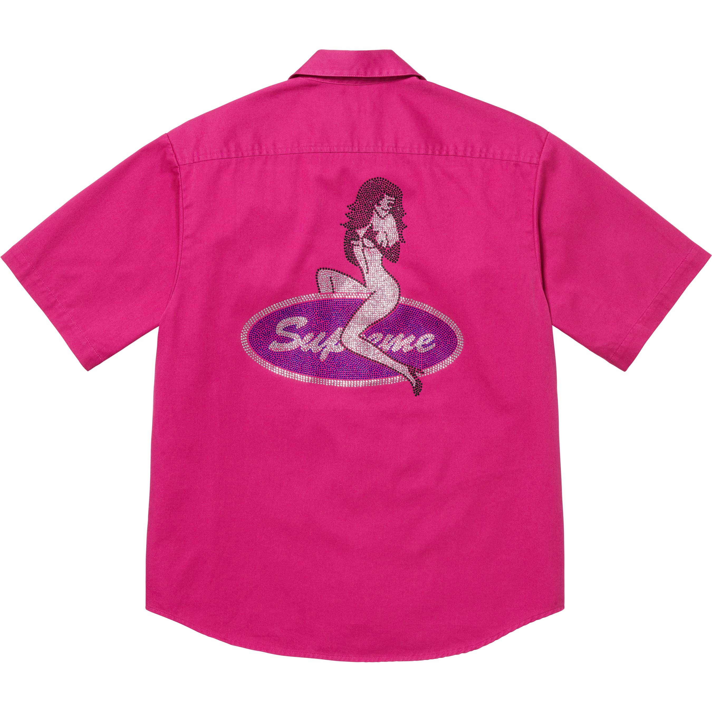 Rhinestone Pin Up S/S Work Shirt