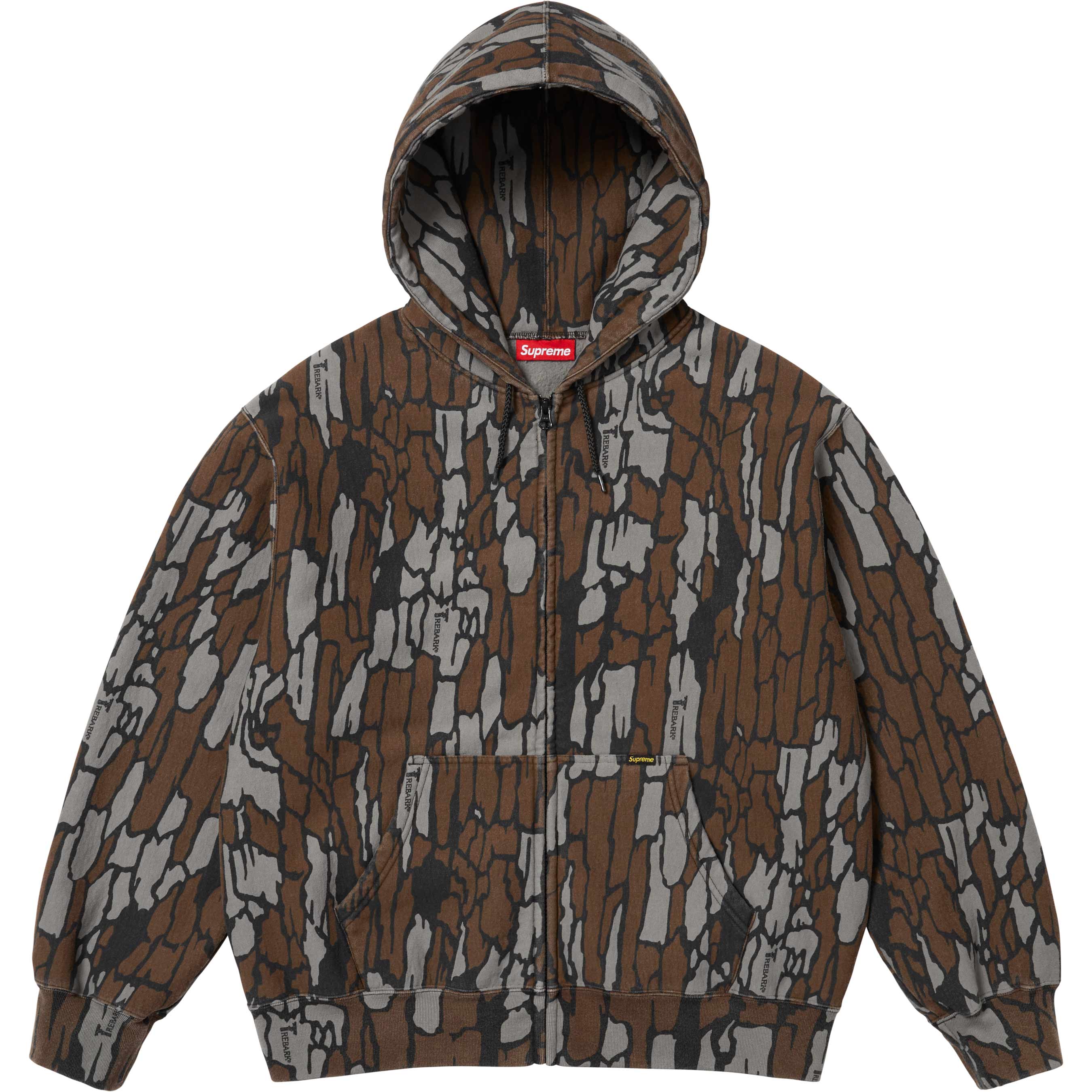 Work Zip Up Hooded Sweatshirt