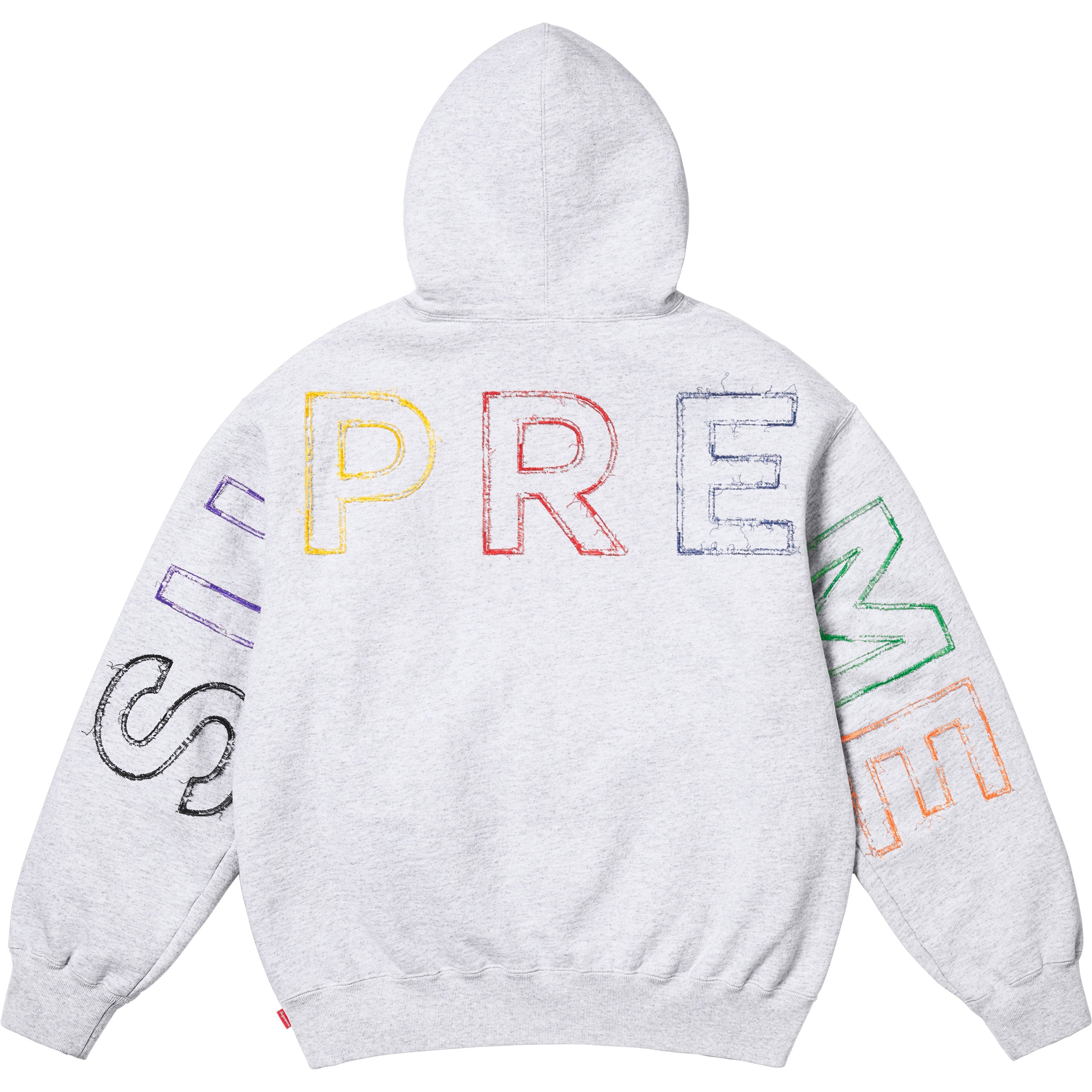 Frayed Hooded Sweatshirt