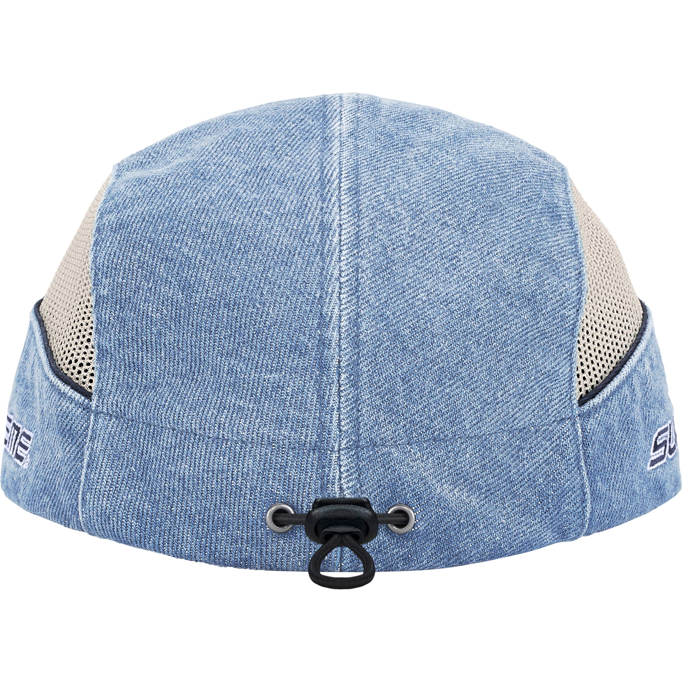 Side Mesh Piping Camp Cap