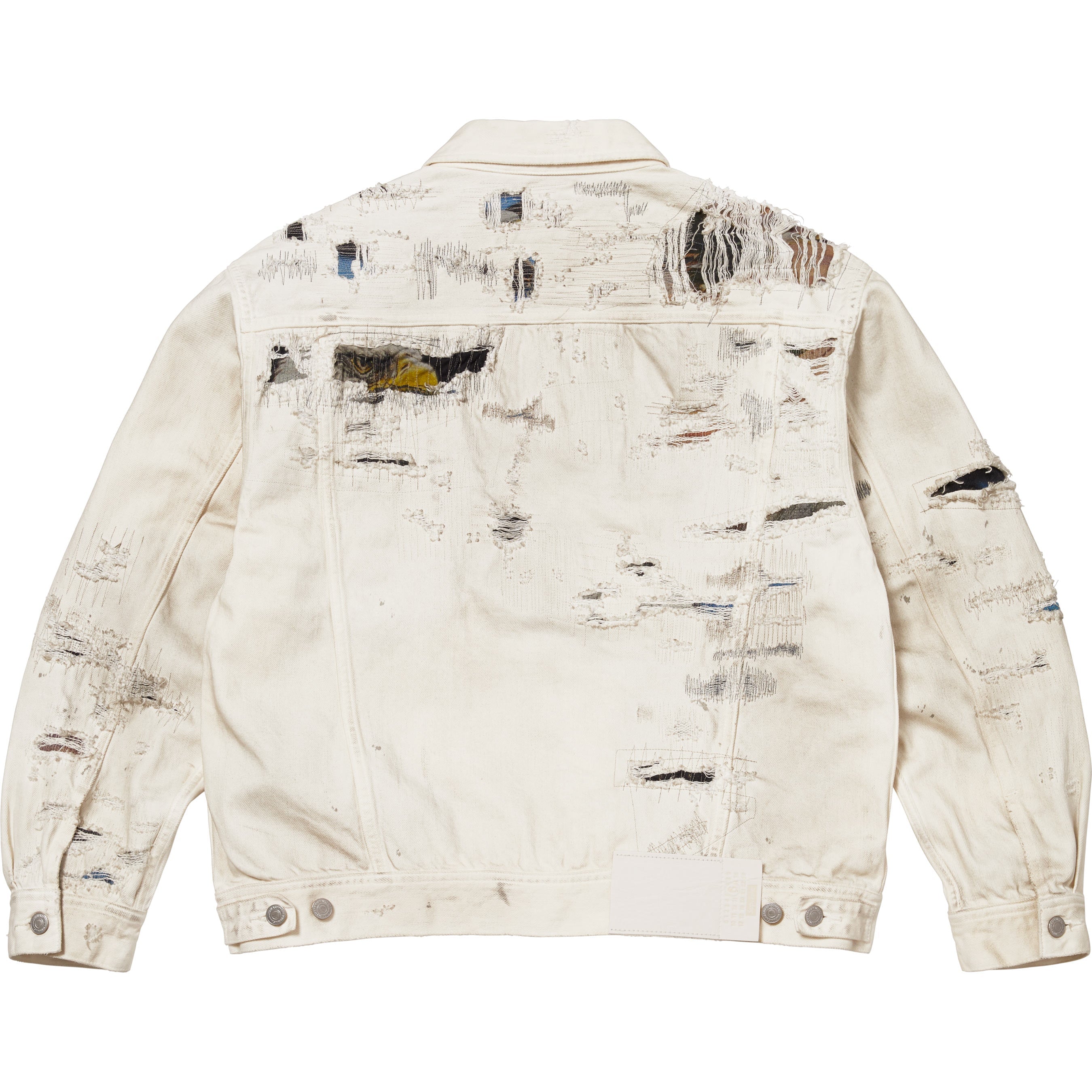Supreme®/MM6 Maison Margiela Distressed Selvedge Denim Trucker Jacket