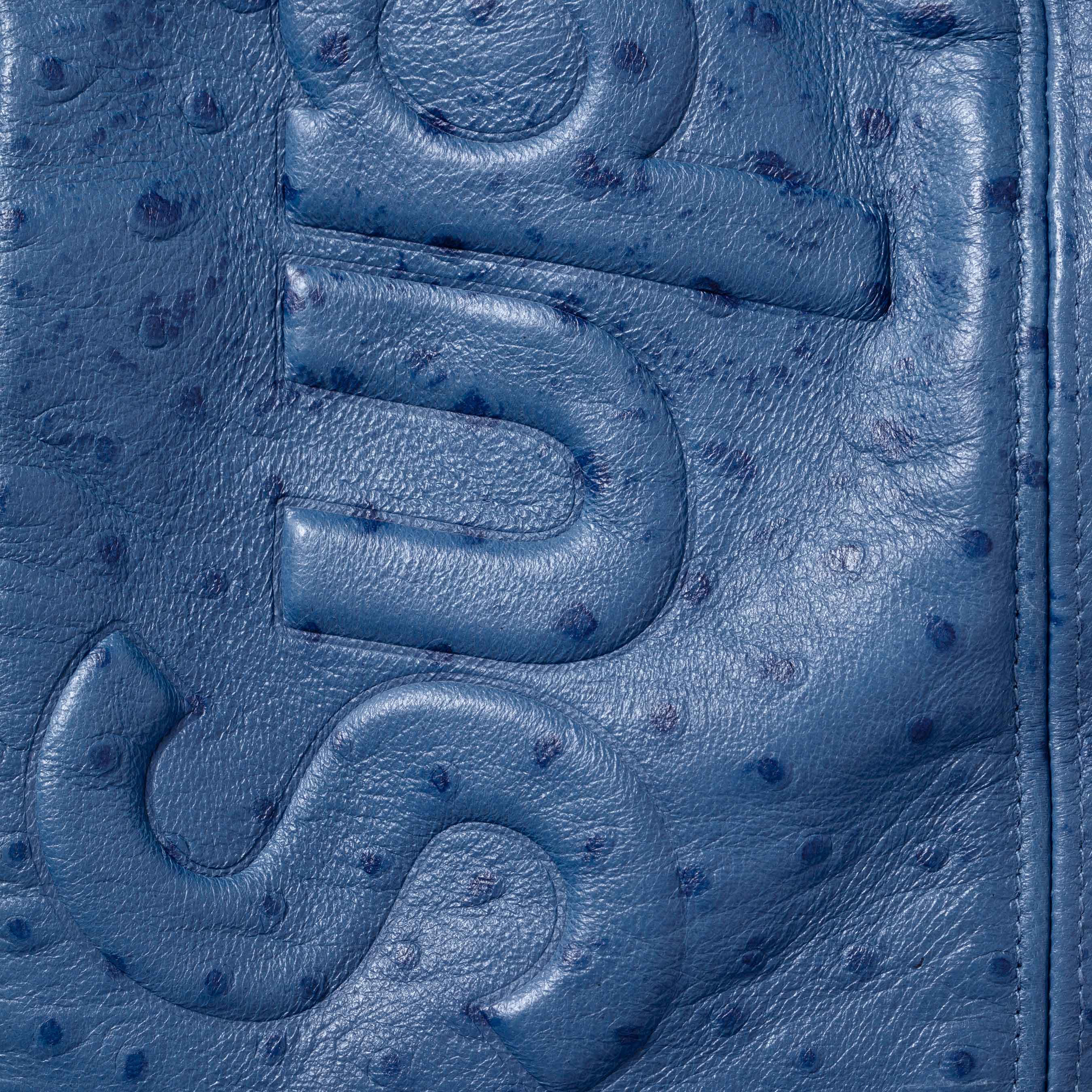 GORE-TEX Ostrich Embossed Leather Jacket