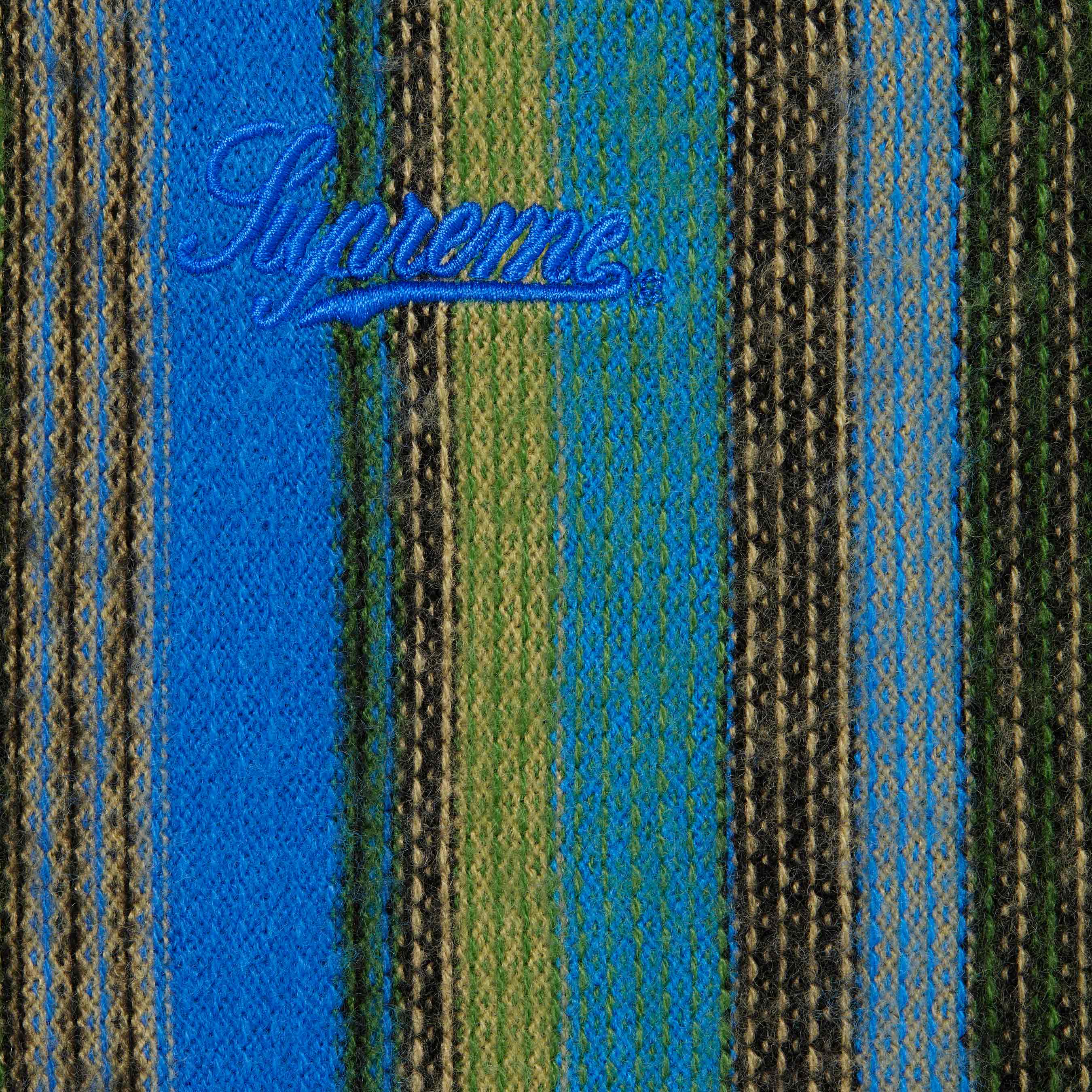 Multi Stripe Polo Sweater