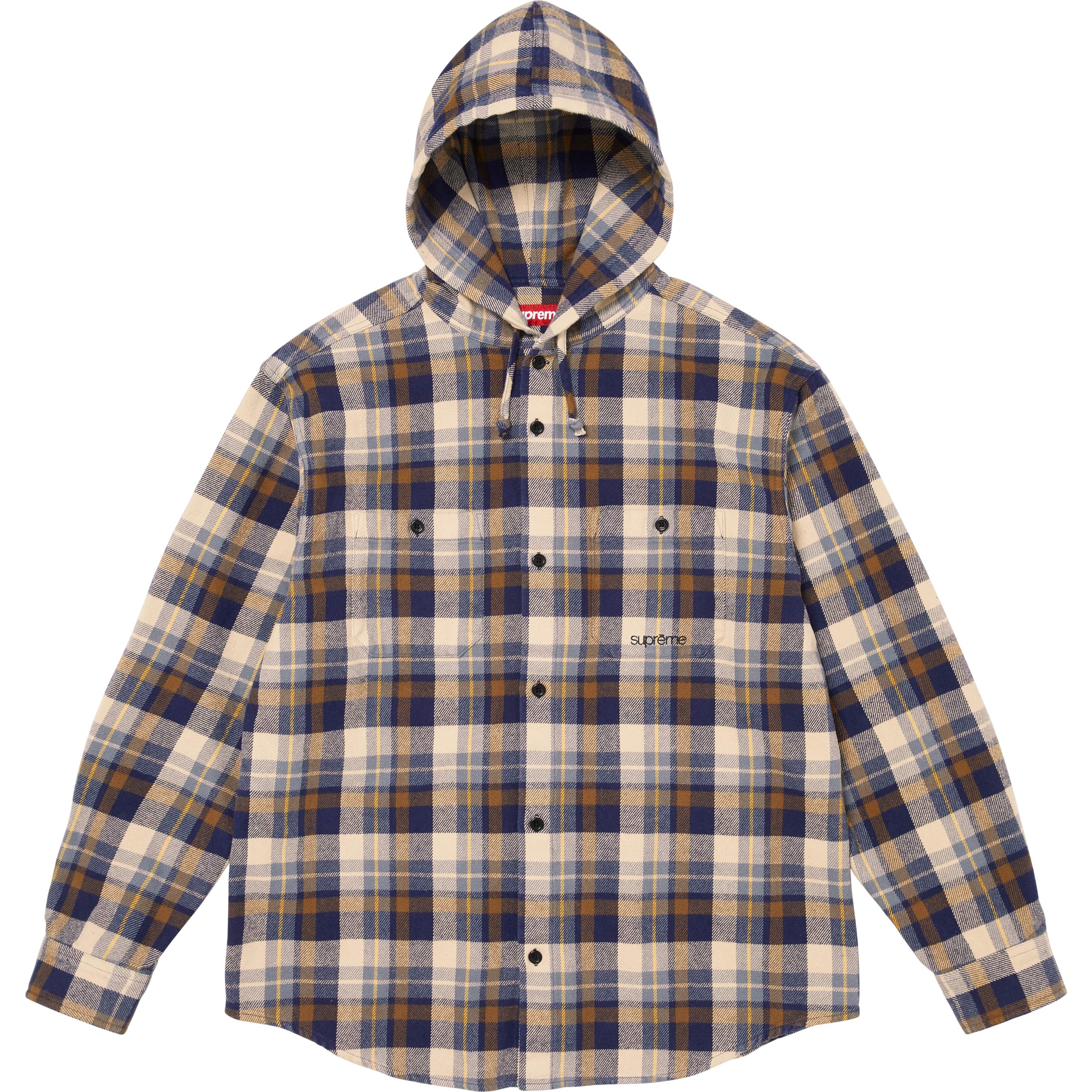 Hooded Flannel Shirt