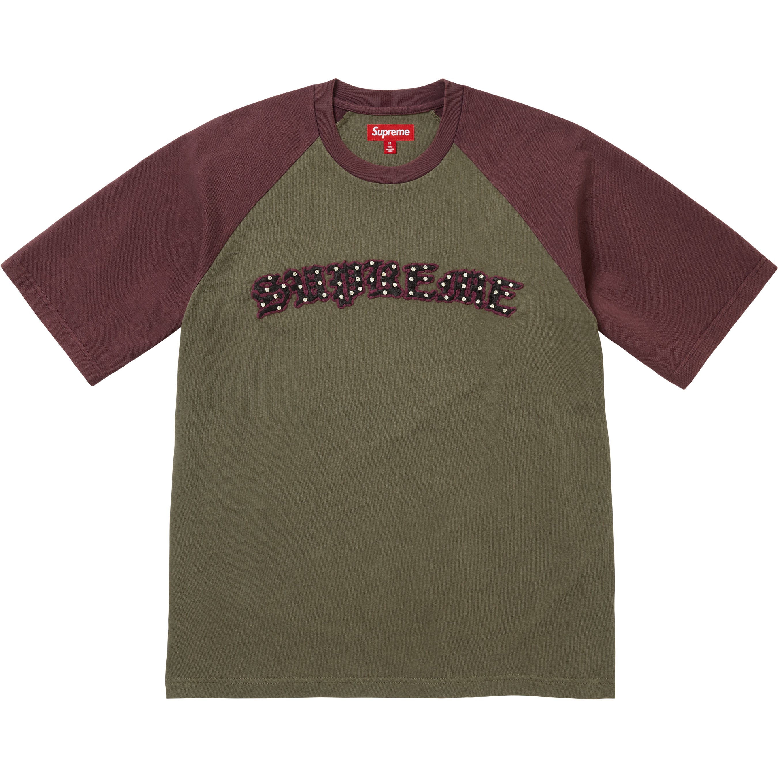 Rhinestone Raglan S/S Top