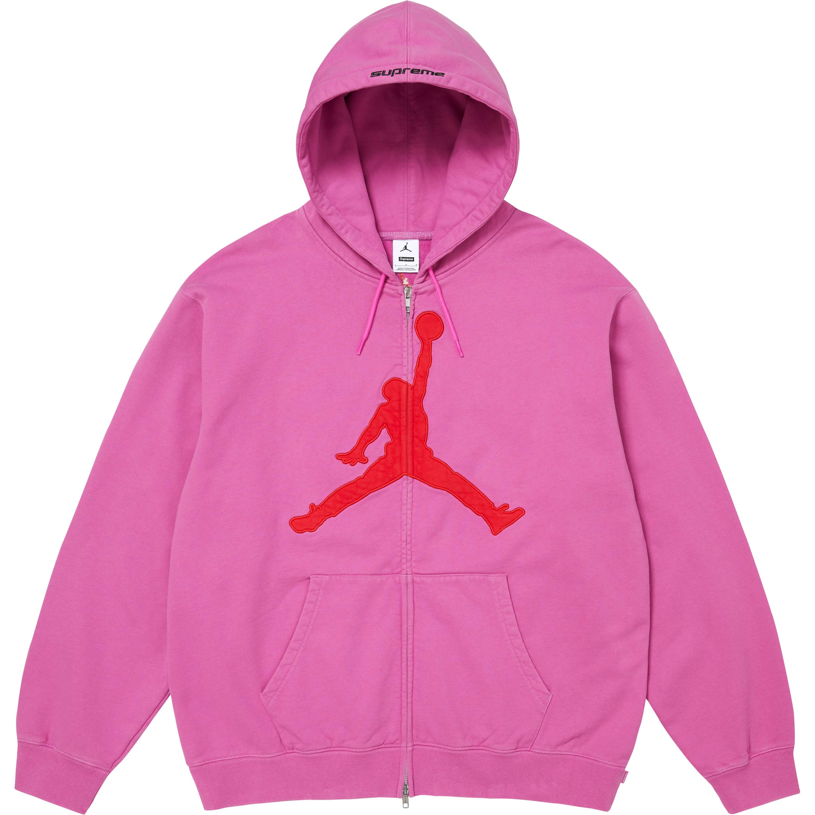 Supreme®/Jordan® Zip Up Hooded Sweatshirt