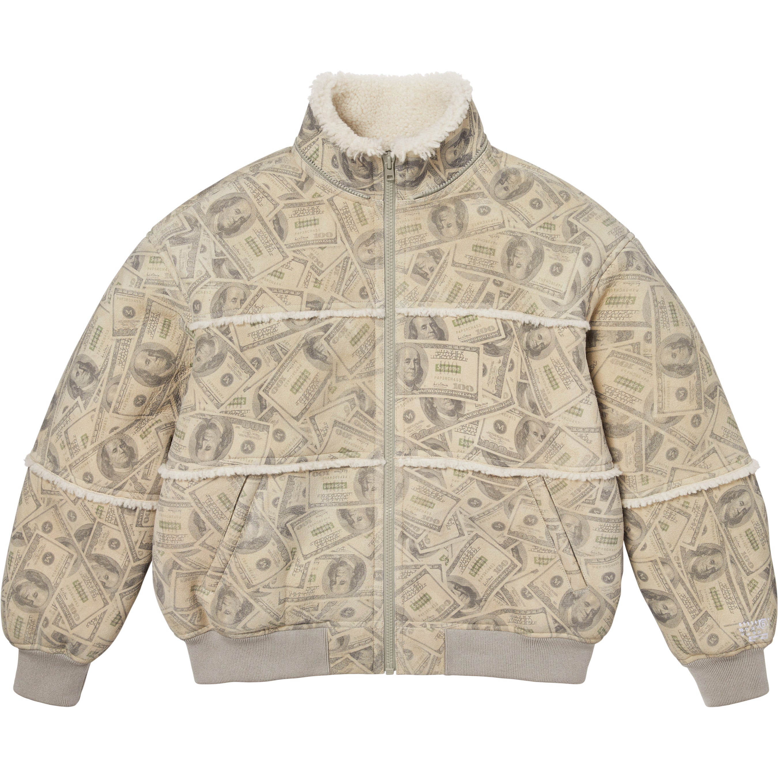 Supreme®/MM6 Maison Margiela Hooded Shearling Bomber Jacket
