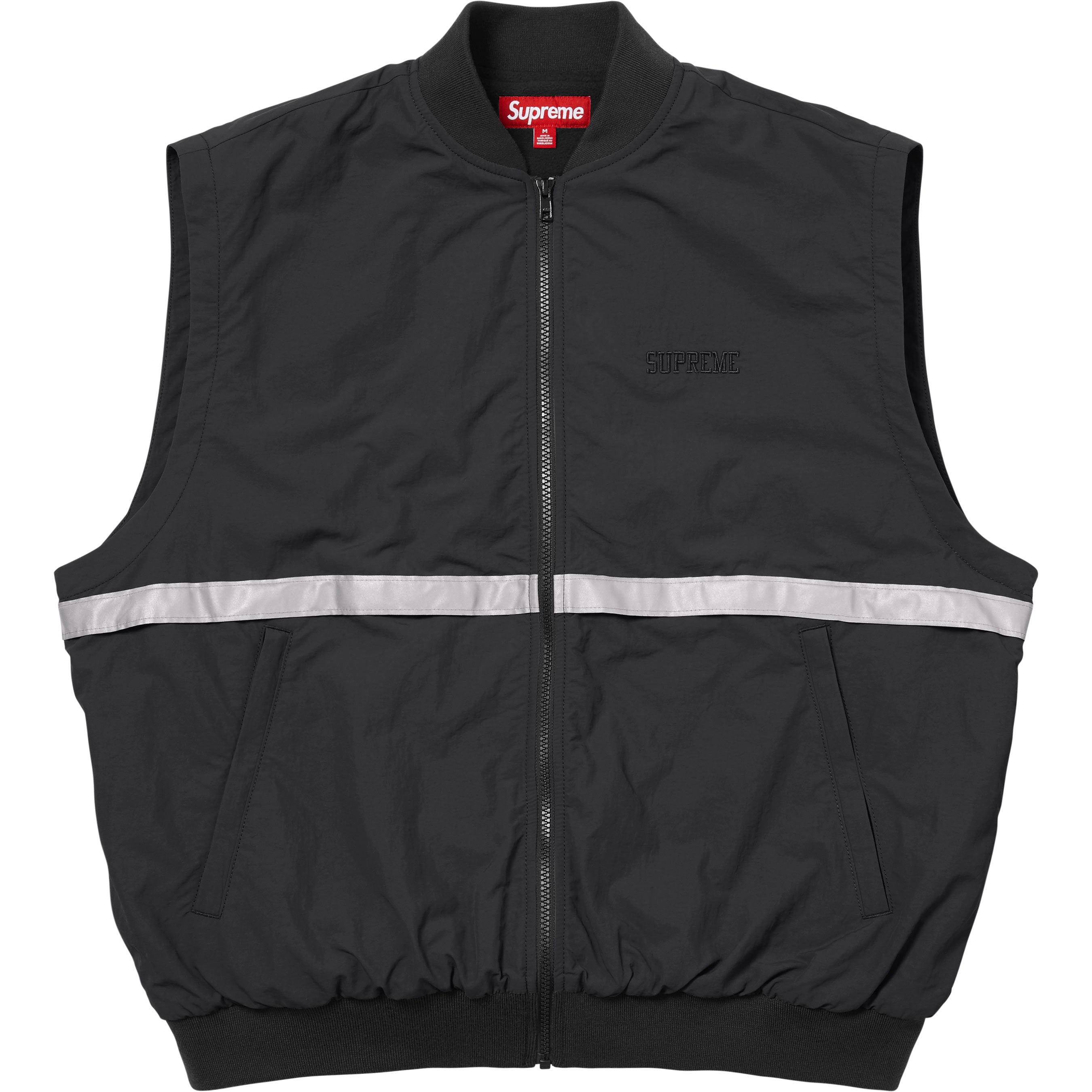 Zip-Off Sleeve Reflective Stripe Jacket
