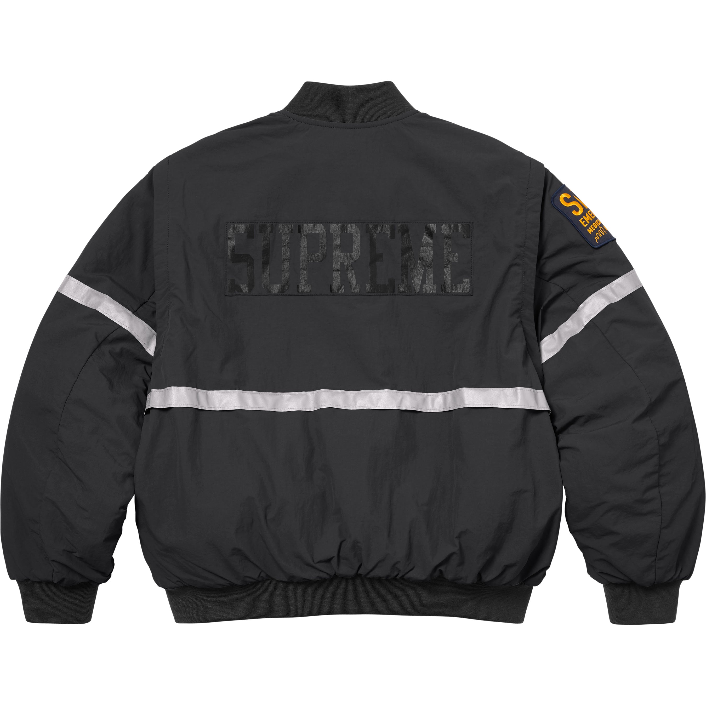 Zip-Off Sleeve Reflective Stripe Jacket