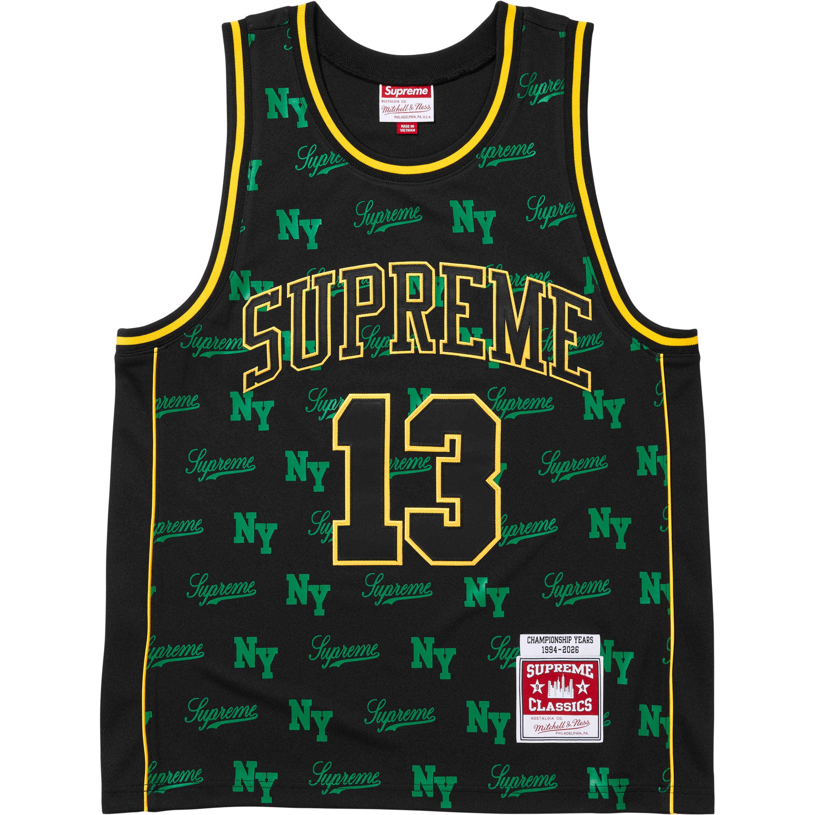 Supreme®/Mitchell & Ness® Monogram Basketball Jersey