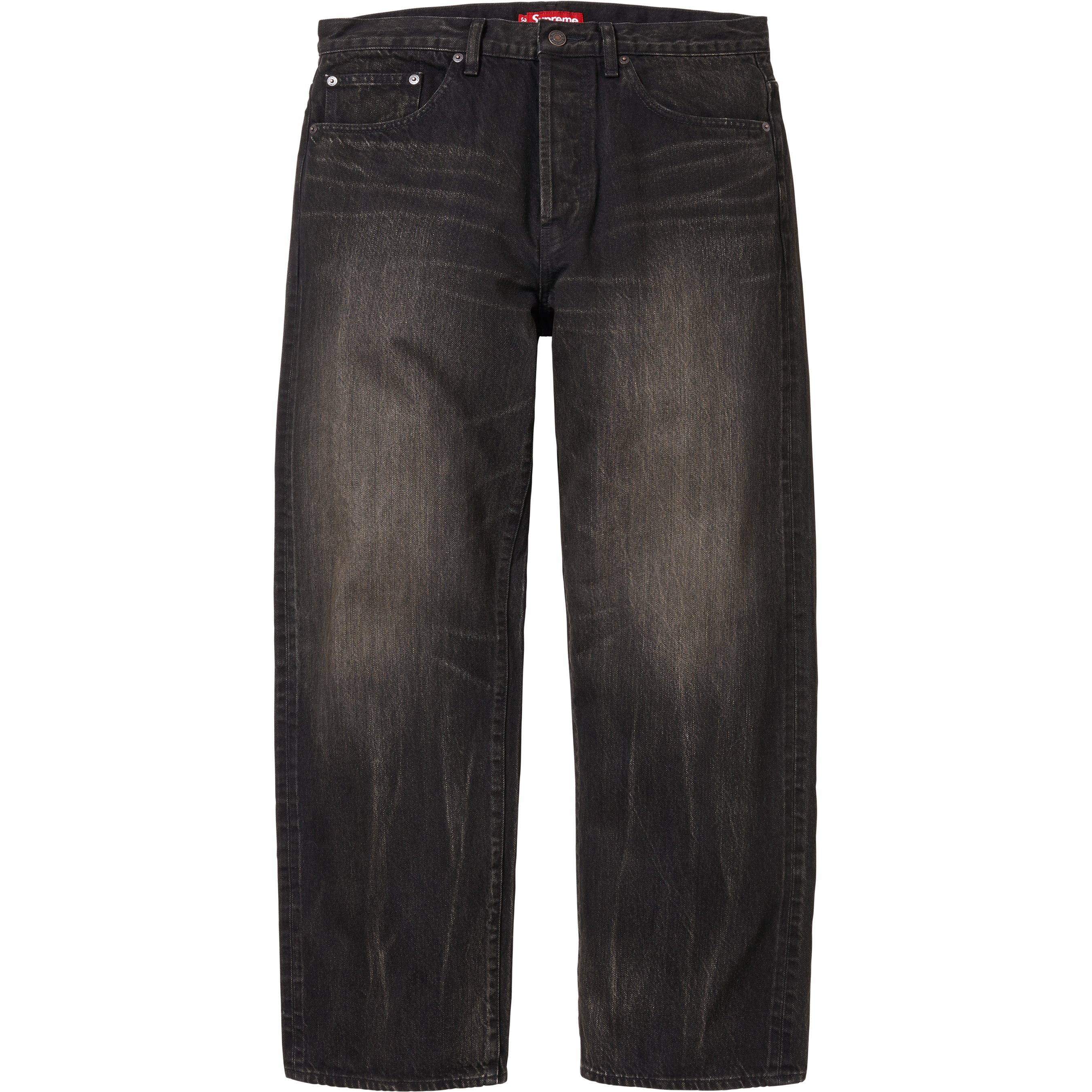 Distressed Loose Fit Selvedge Jean