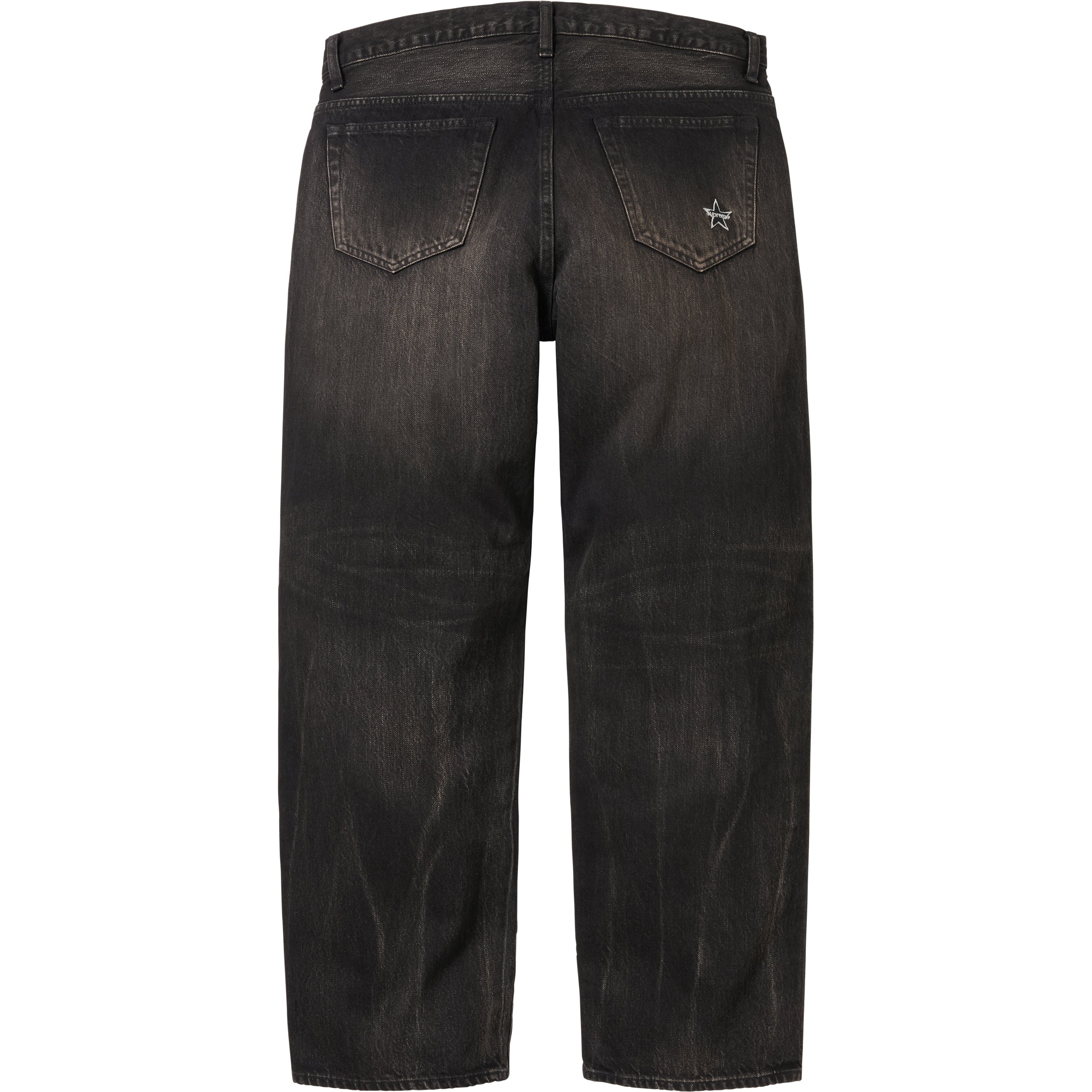Distressed Loose Fit Selvedge Jean