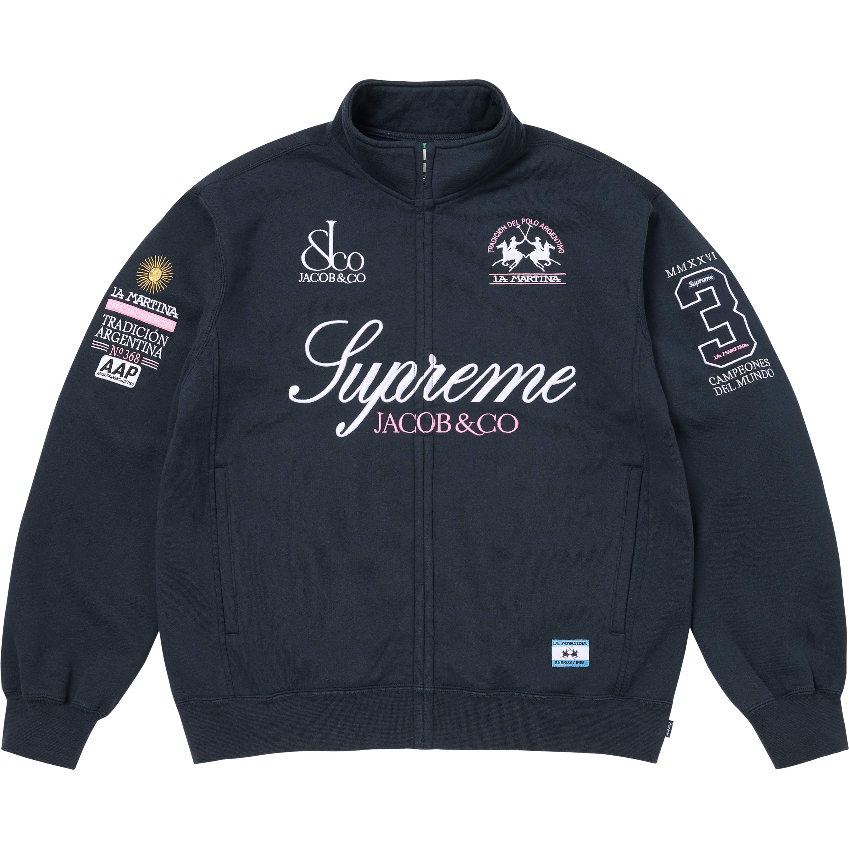 Supreme®/La Martina/Jacob & Co Zip Up Sweatshirt