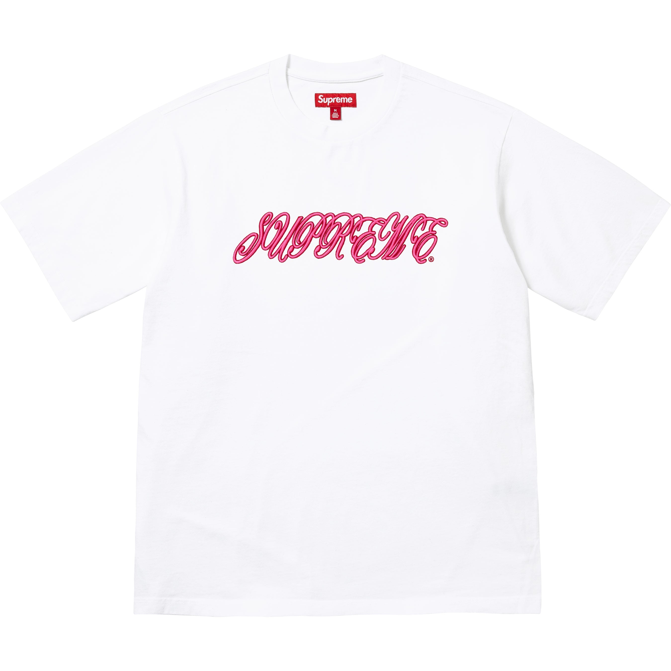 Raised Script S/S Top