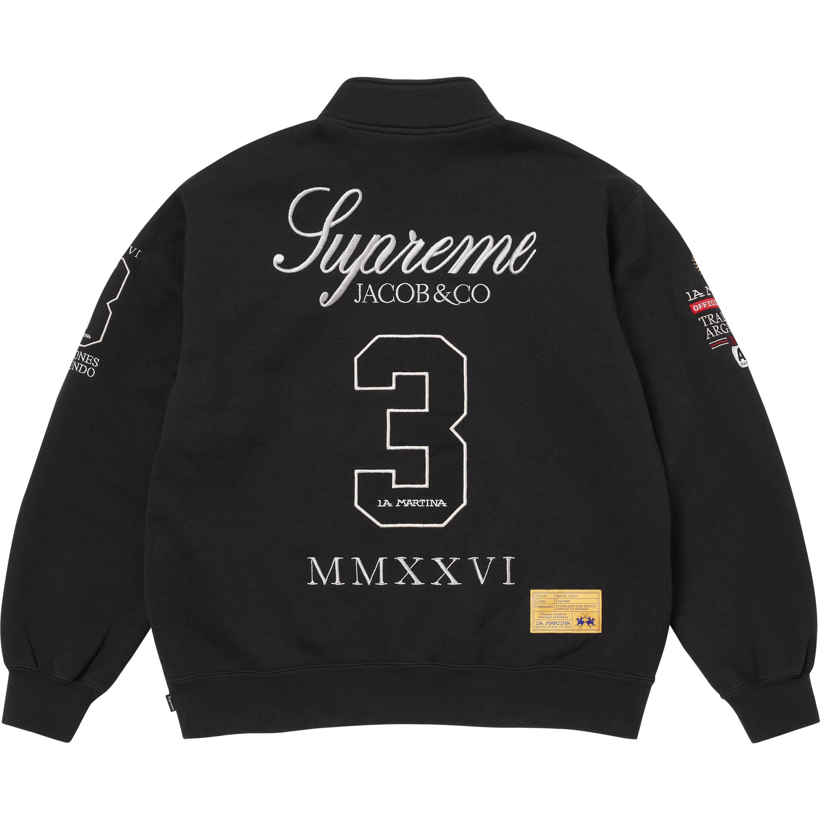 Supreme®/La Martina/Jacob & Co Zip Up Sweatshirt