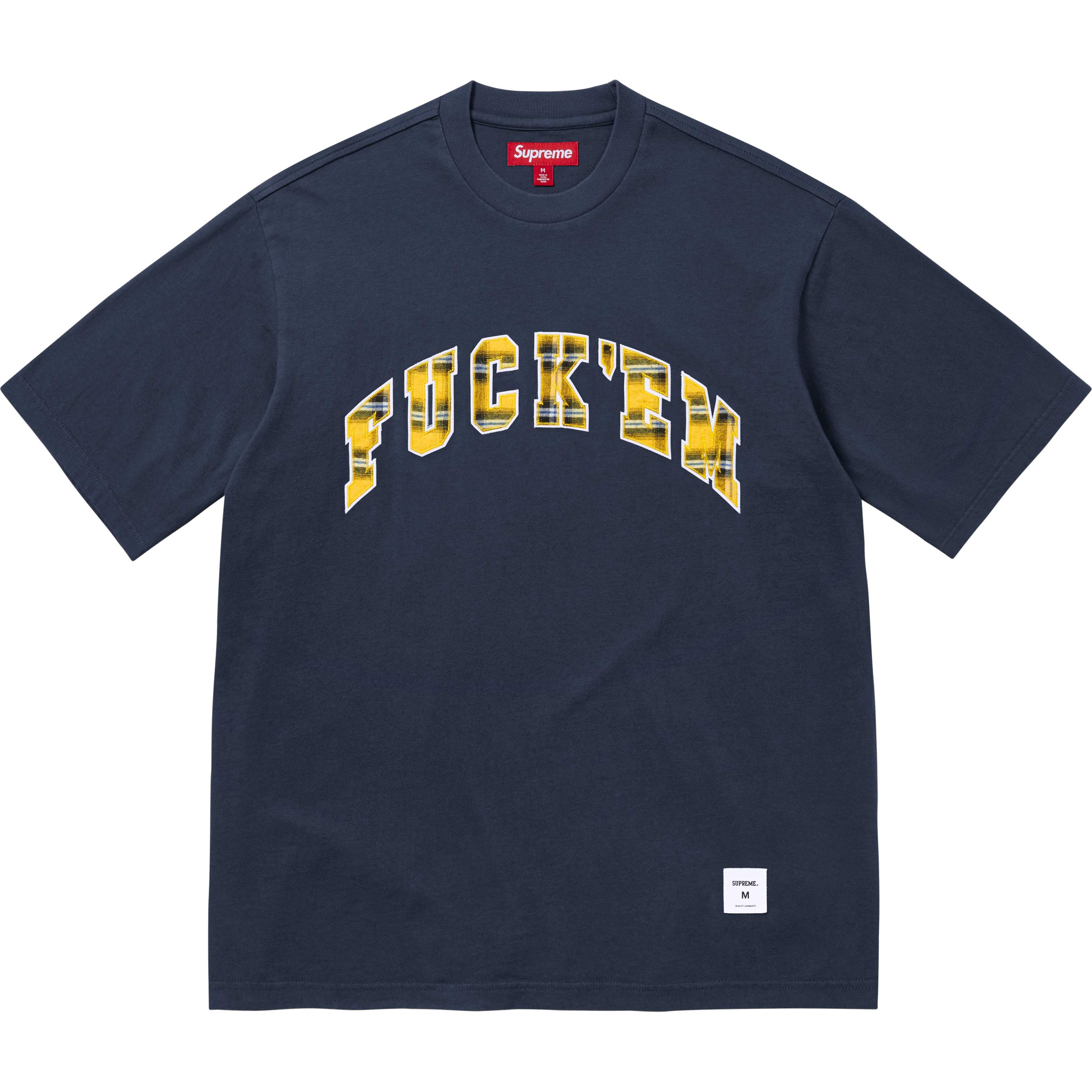 Fuck Em Plaid S/S Top