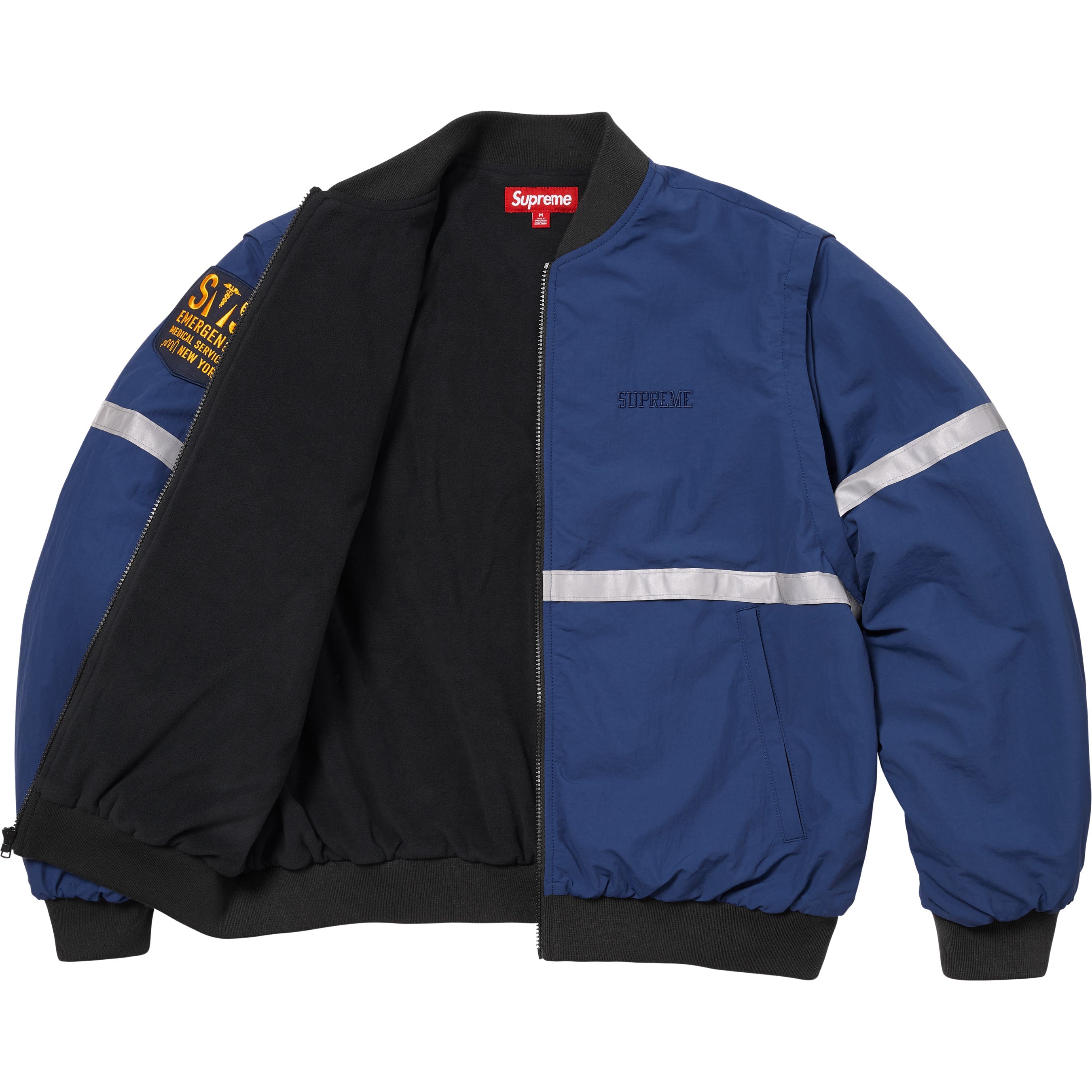 Zip-Off Sleeve Reflective Stripe Jacket