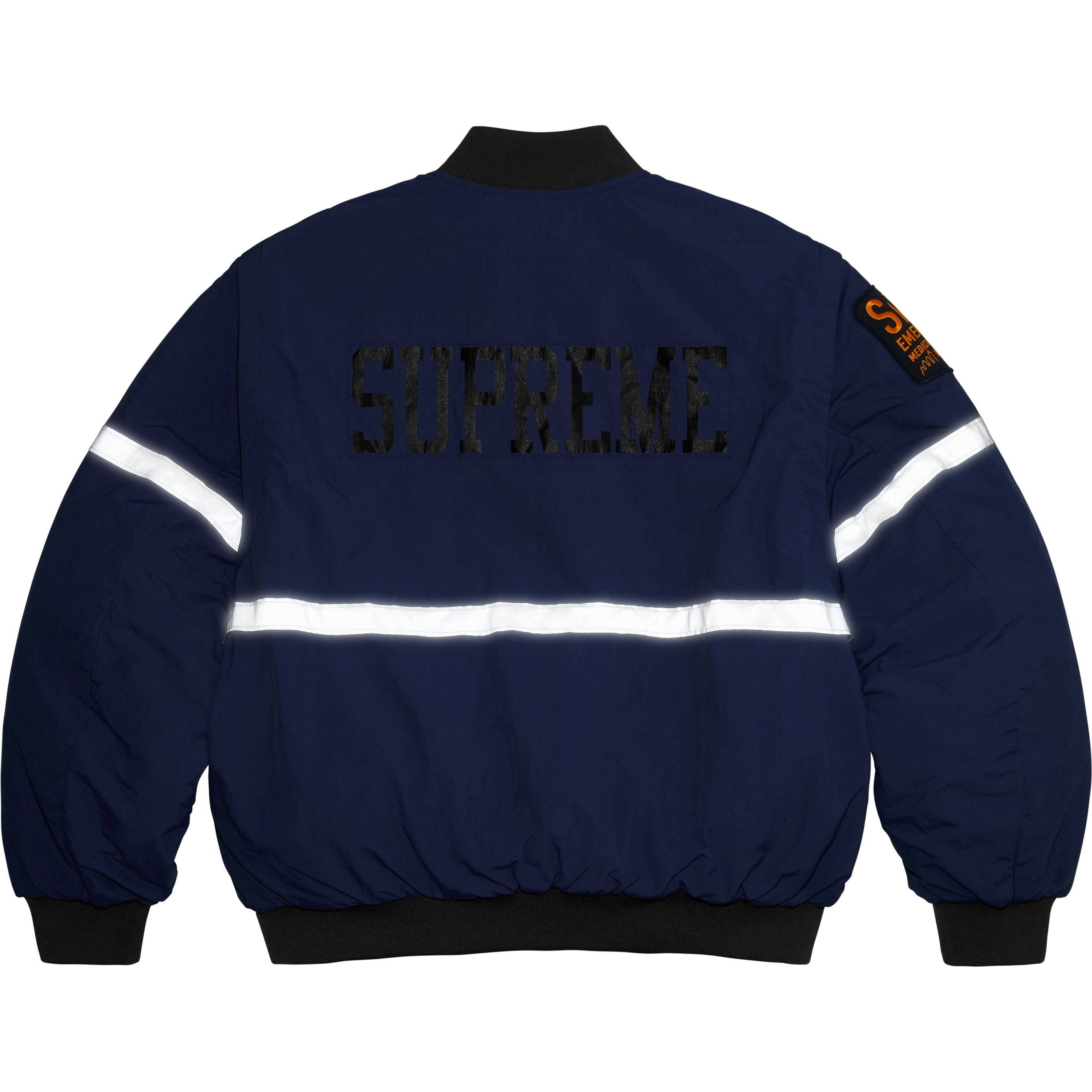 Zip-Off Sleeve Reflective Stripe Jacket