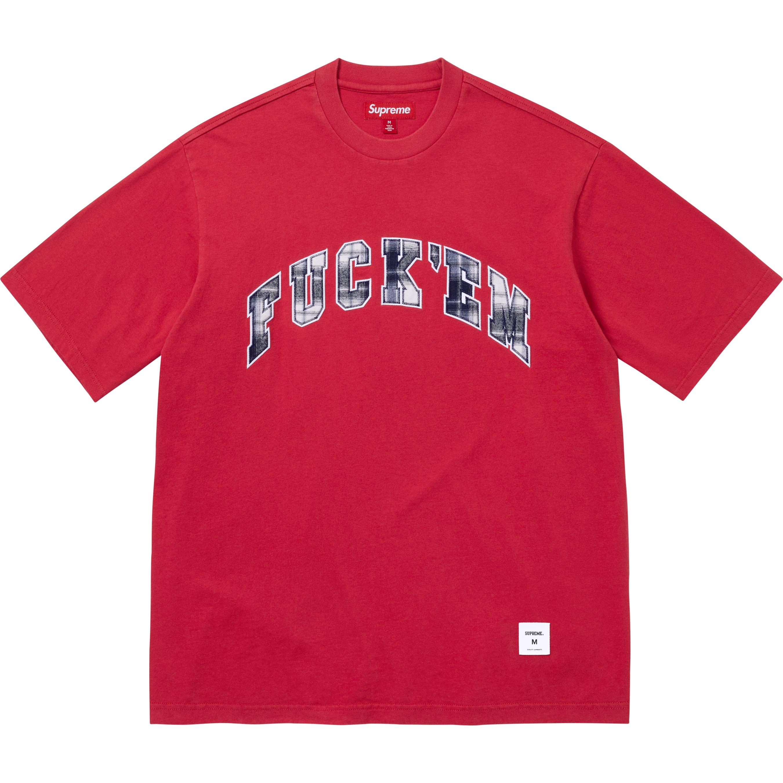 Fuck Em Plaid S/S Top