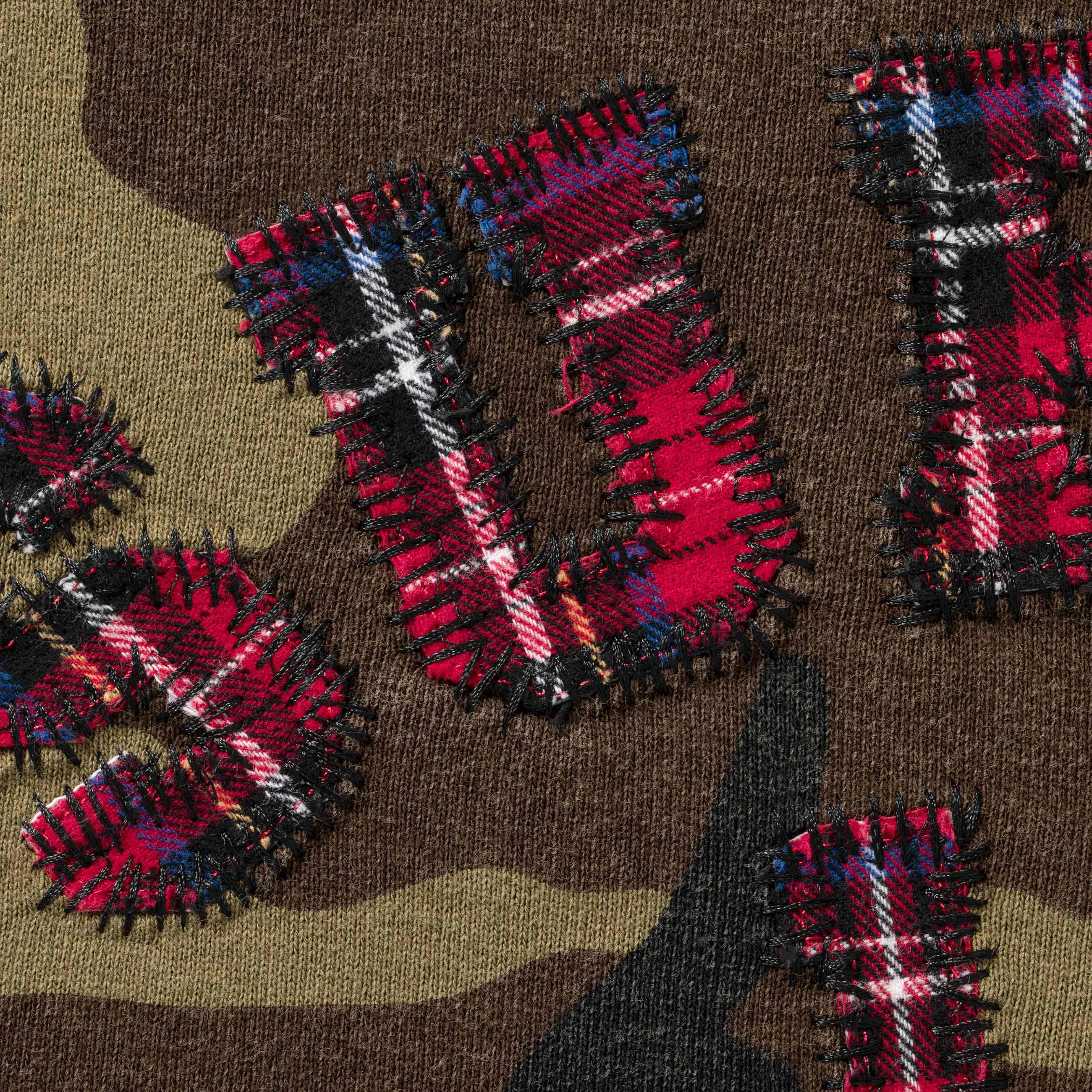 Plaid Arc Crewneck