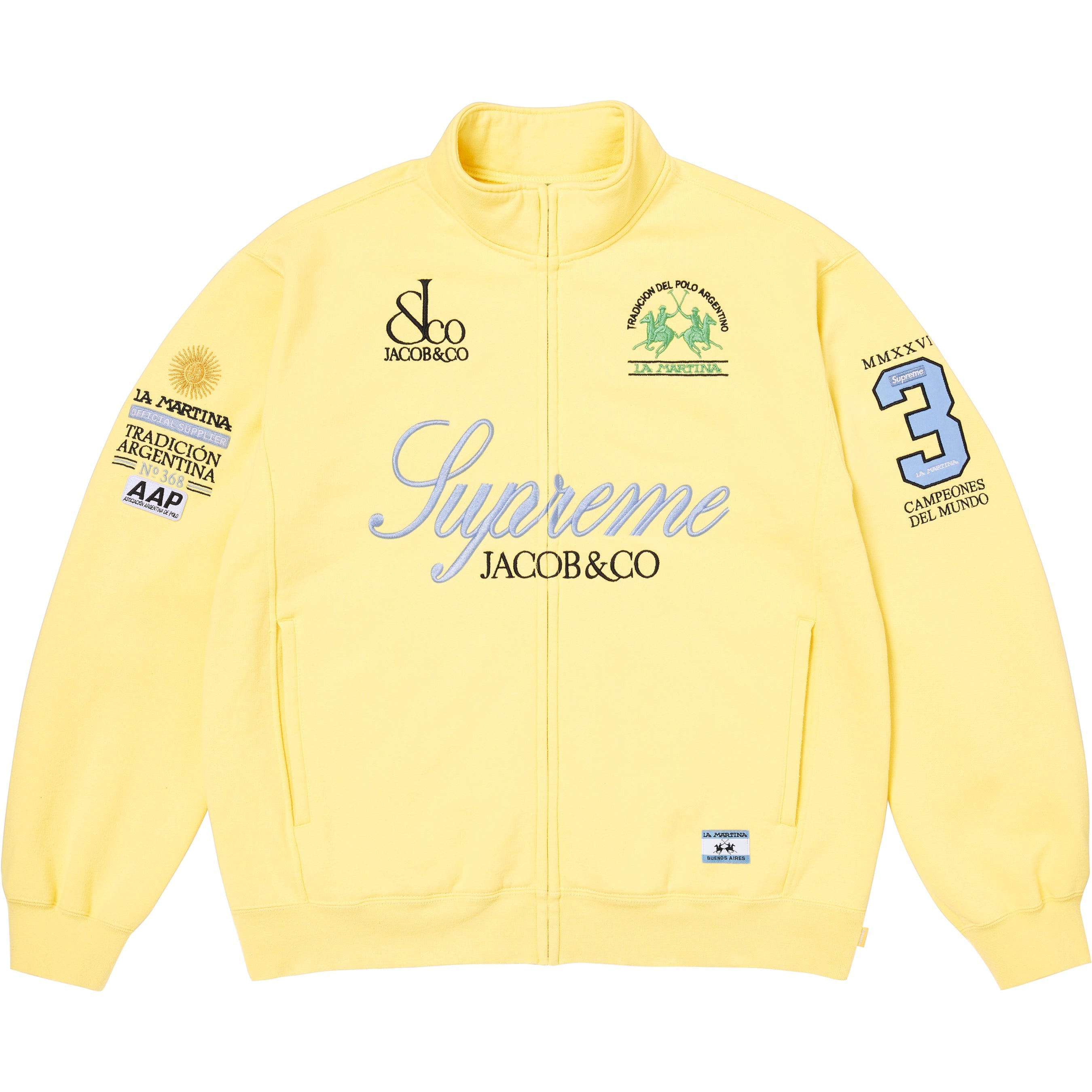 Supreme®/La Martina/Jacob & Co Zip Up Sweatshirt