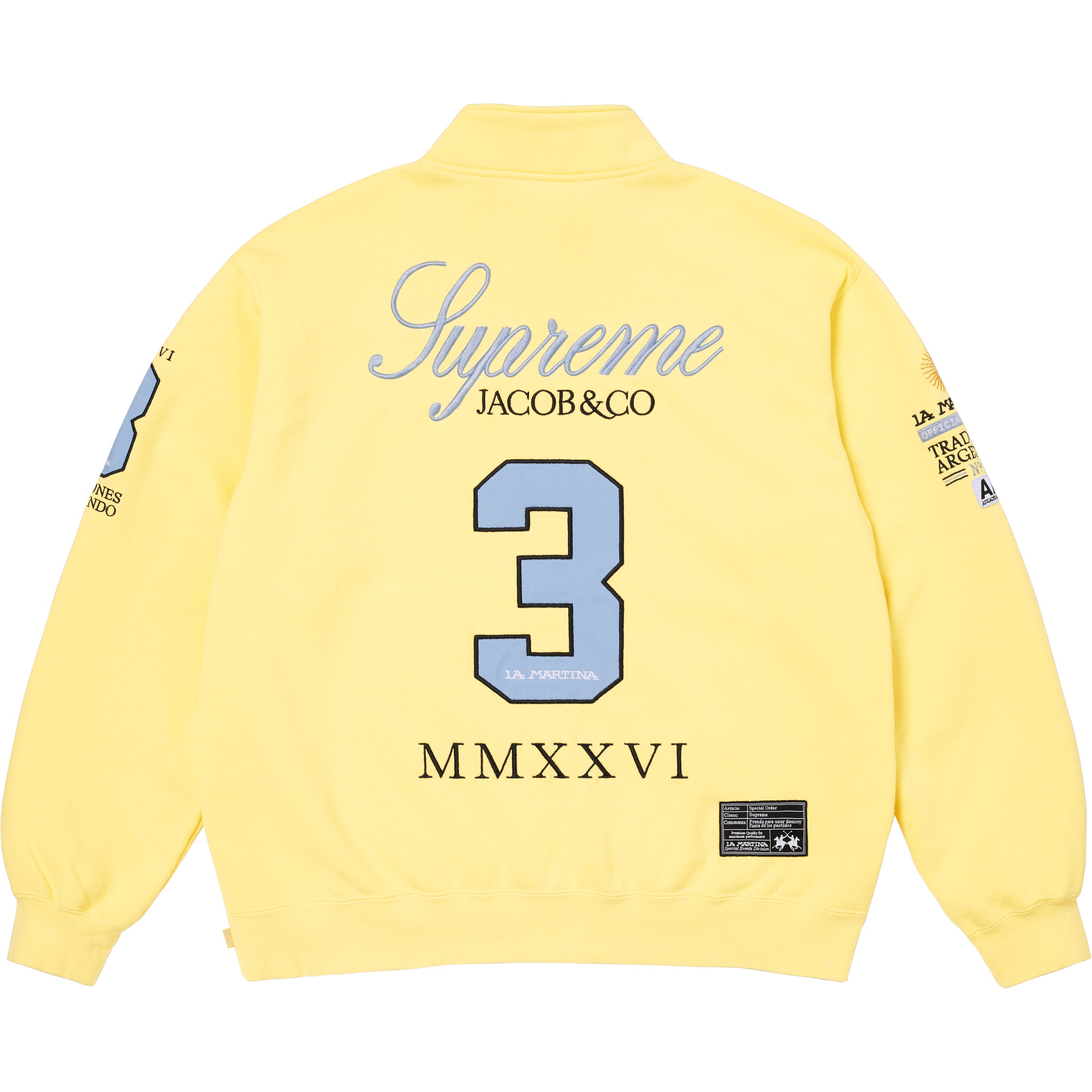 Supreme®/La Martina/Jacob & Co Zip Up Sweatshirt