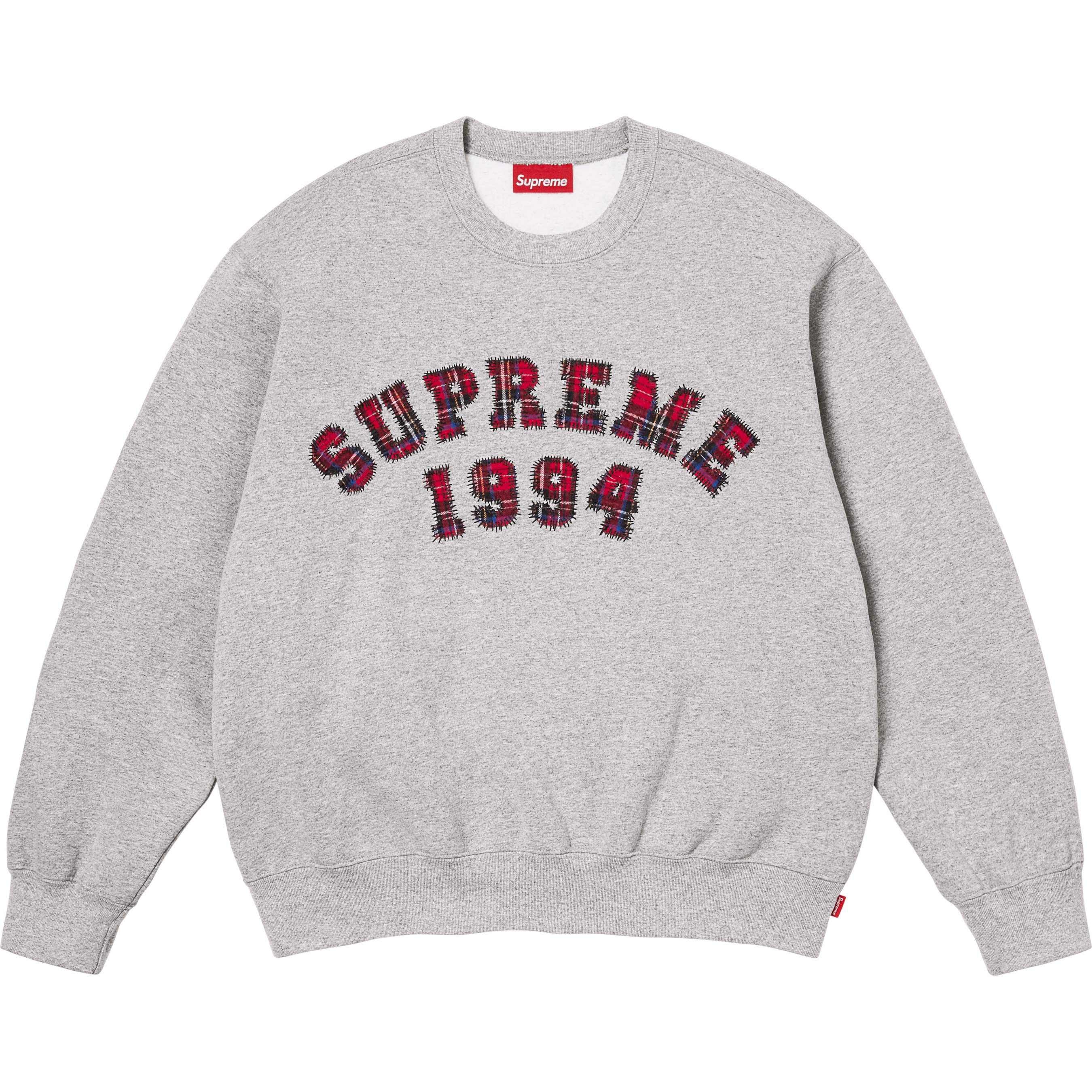 Plaid Arc Crewneck
