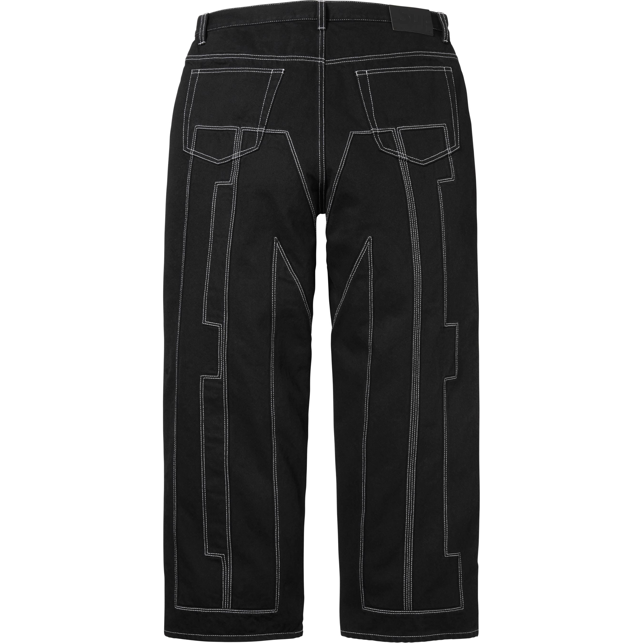 Inset Spellout Baggy Jean