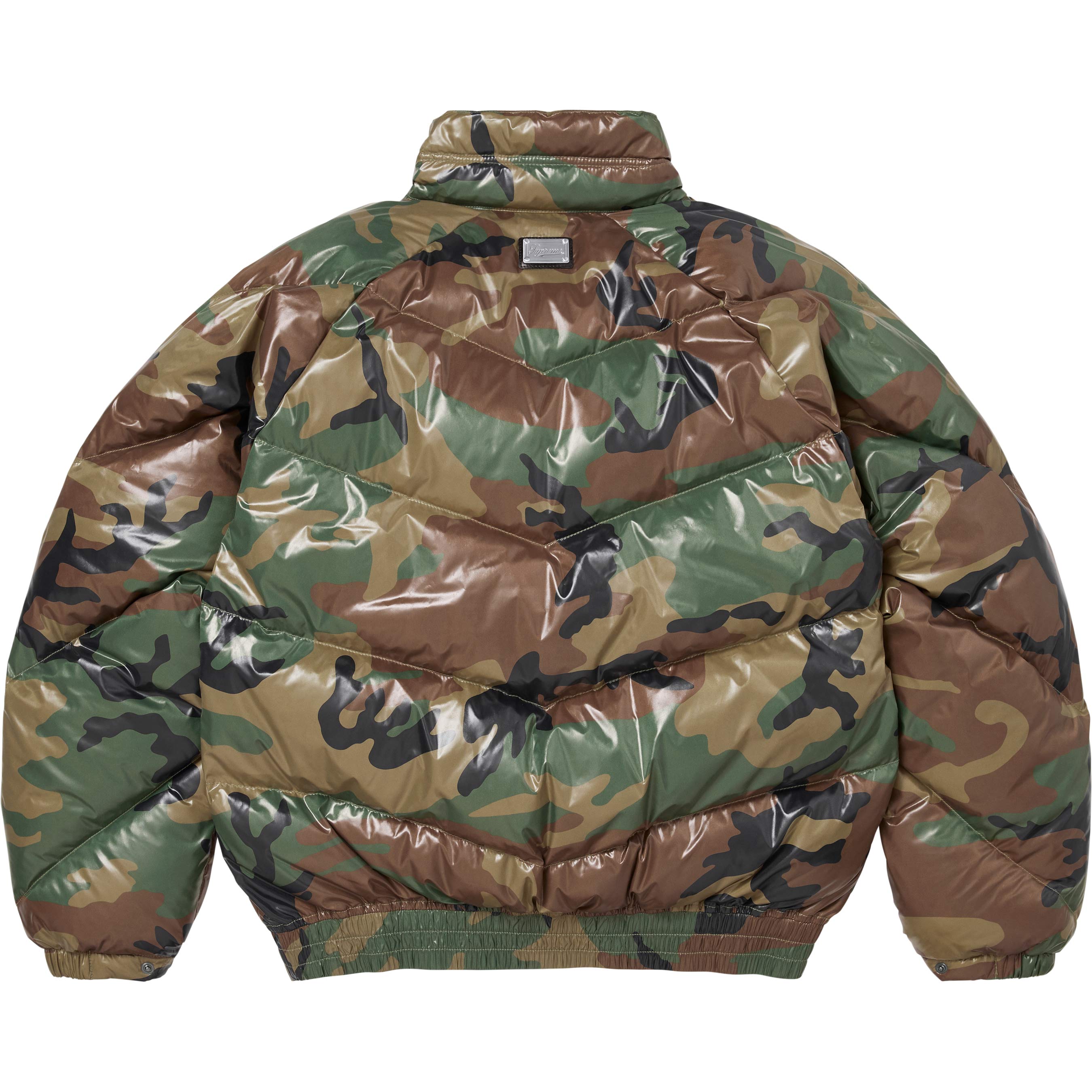 Supreme®/Schott® Glossy Lightweight Down Puffer Jacket