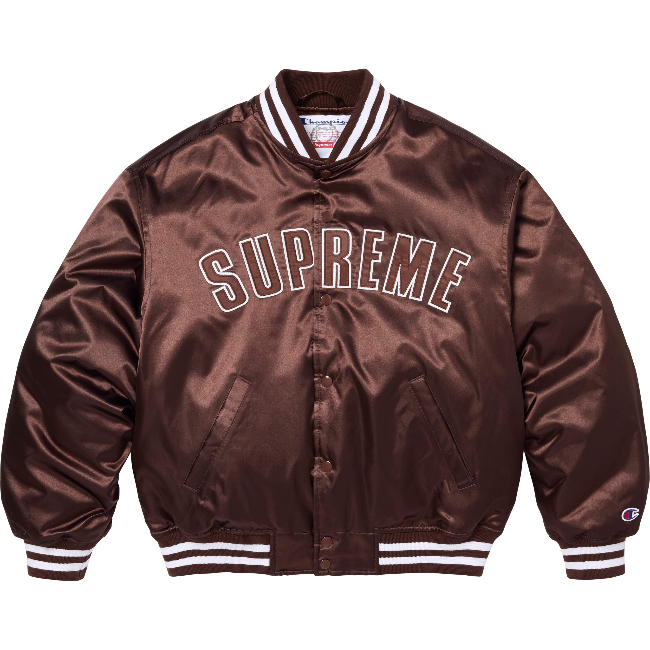 Supreme®/Champion® Satin Varsity Jacket