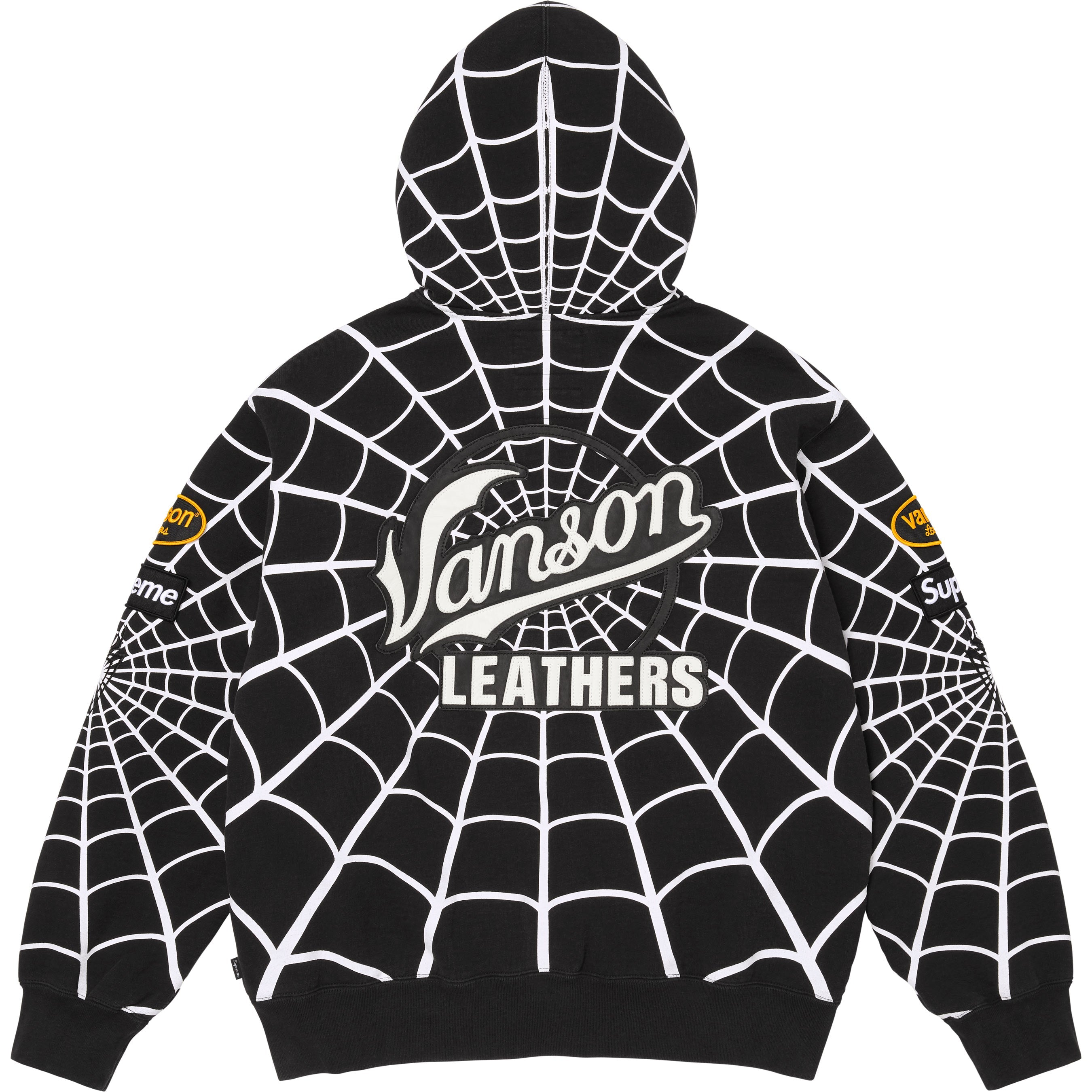 Supreme®/Vanson Leathers® Spider-Man Zip Up Hooded Sweatshirt