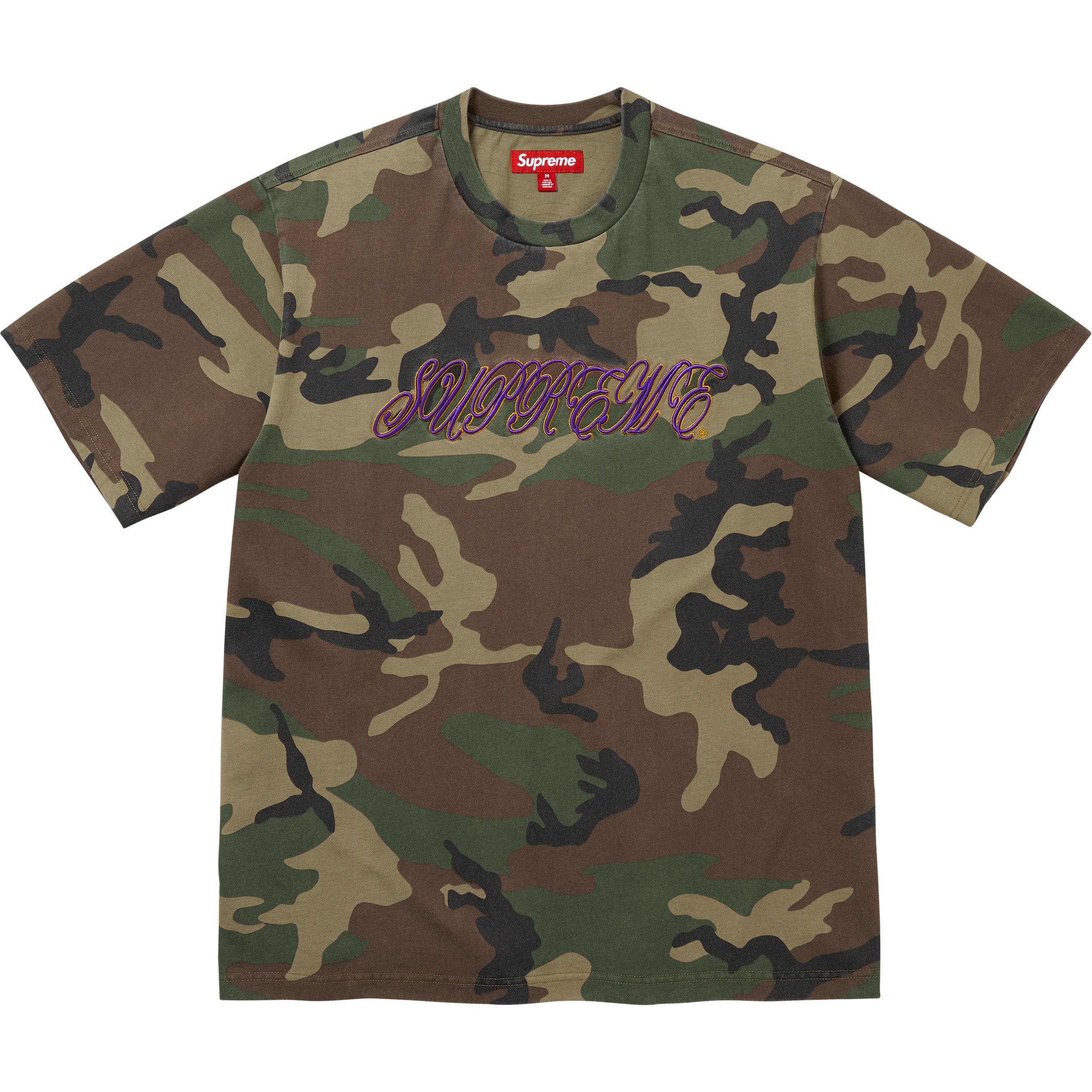 Raised Script S/S Top