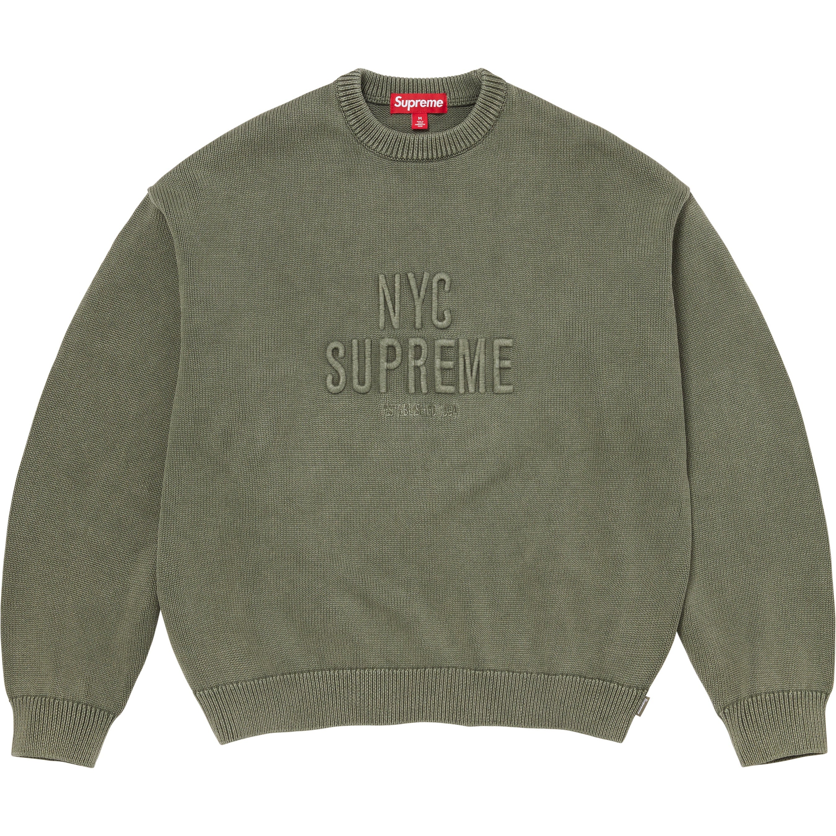Overdyed Raised Sweater