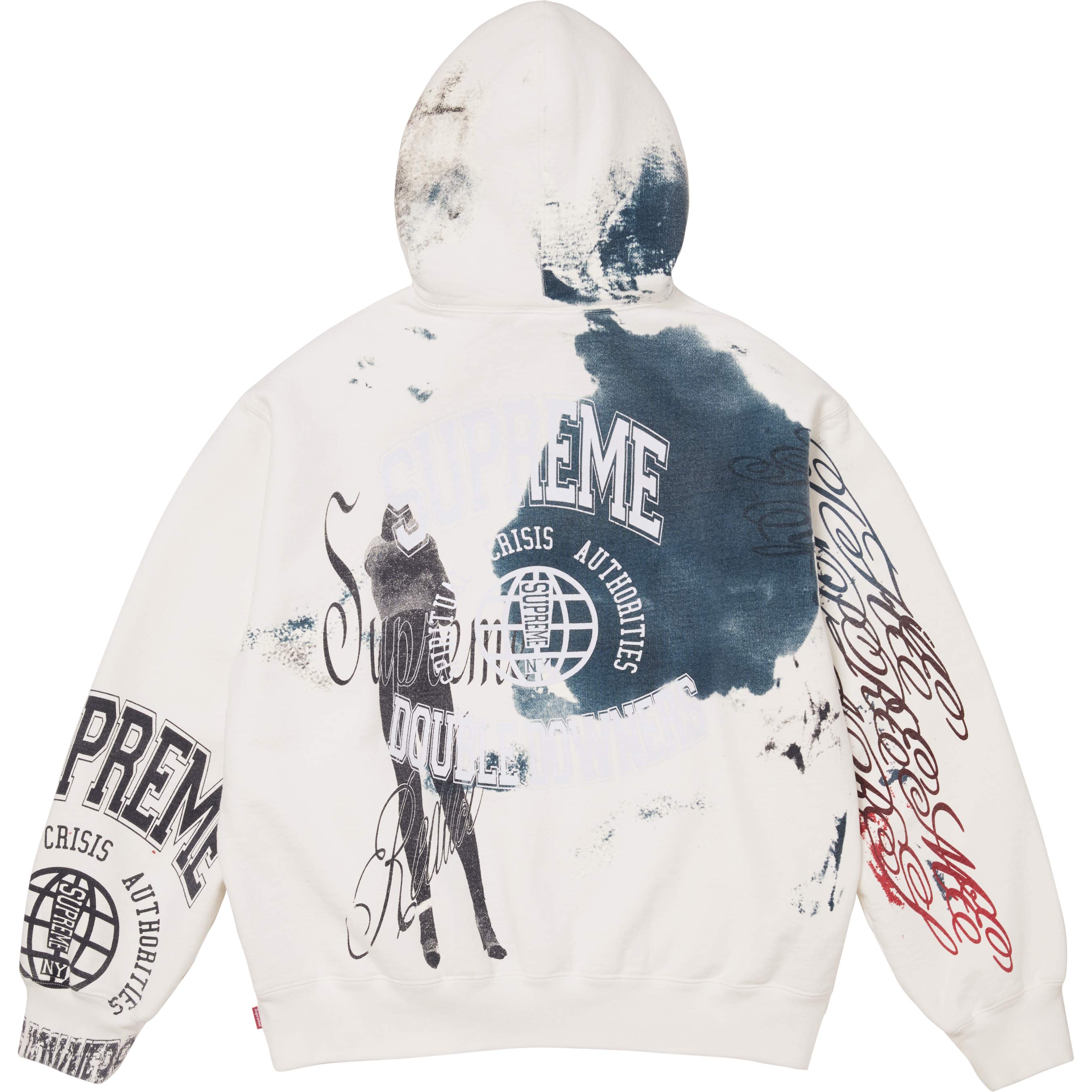 Overprint Hooded Sweatshirt