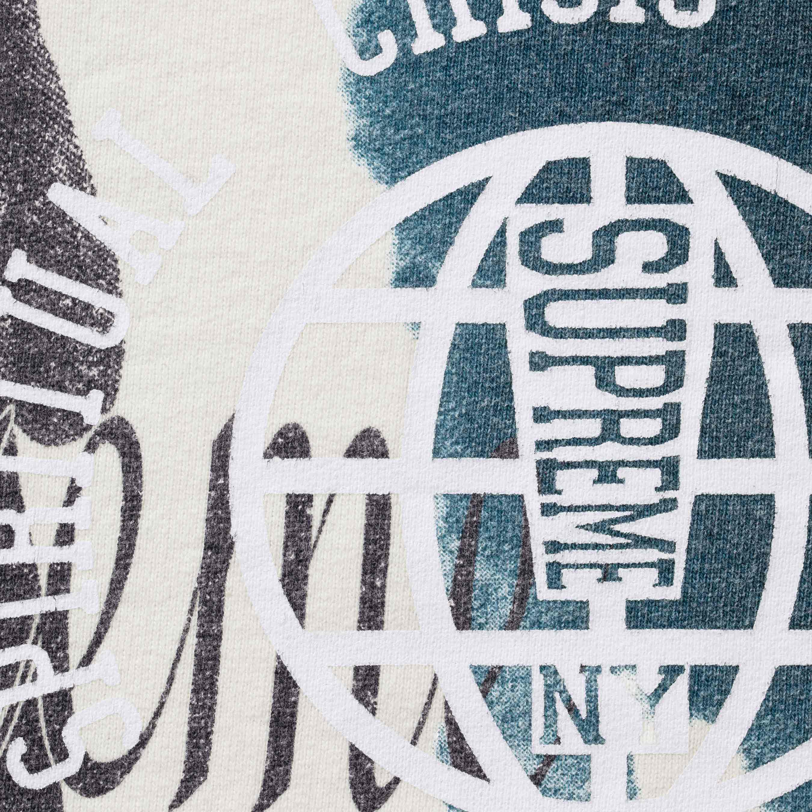Overprint Hooded Sweatshirt