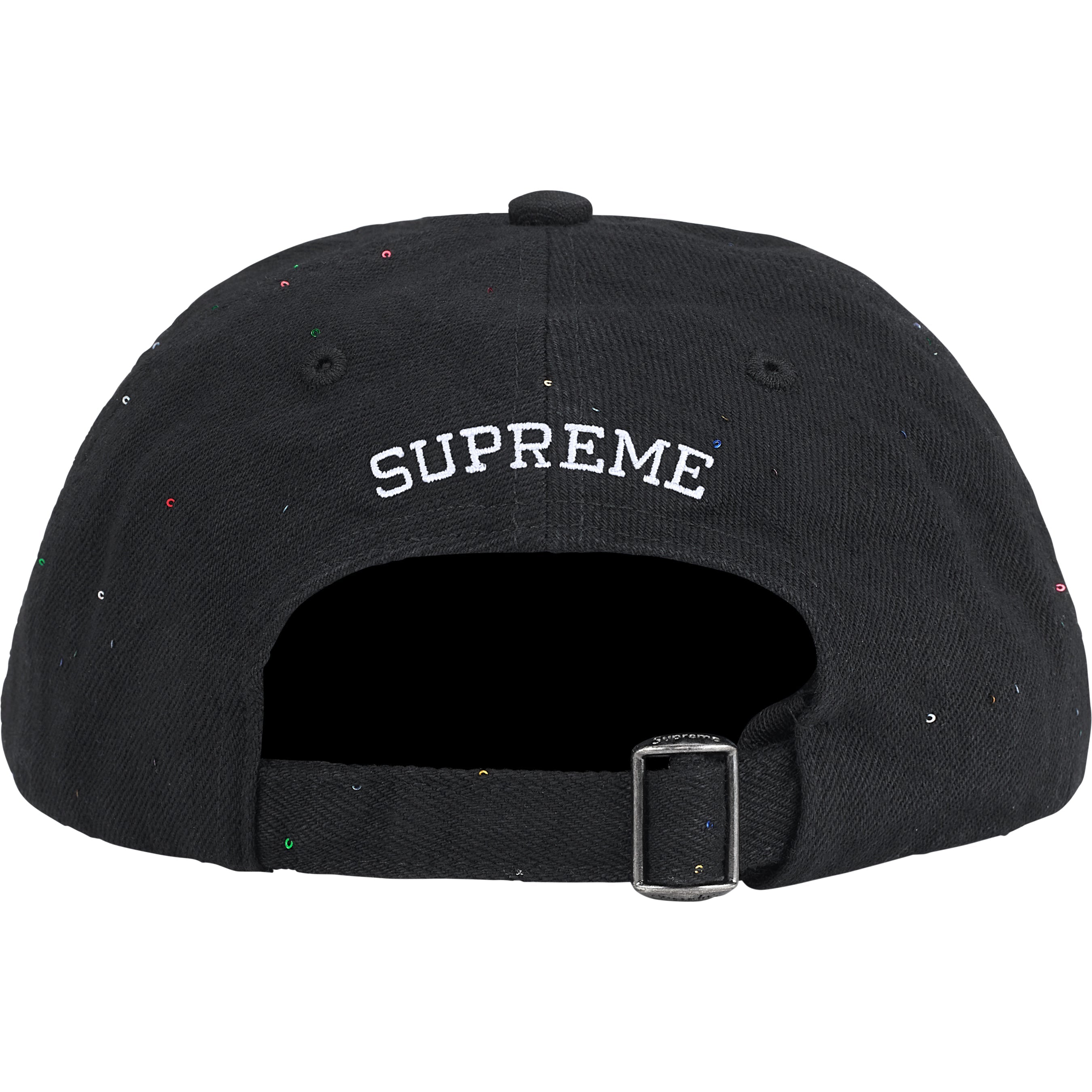 Sequin Denim Classic Logo 6-Panel