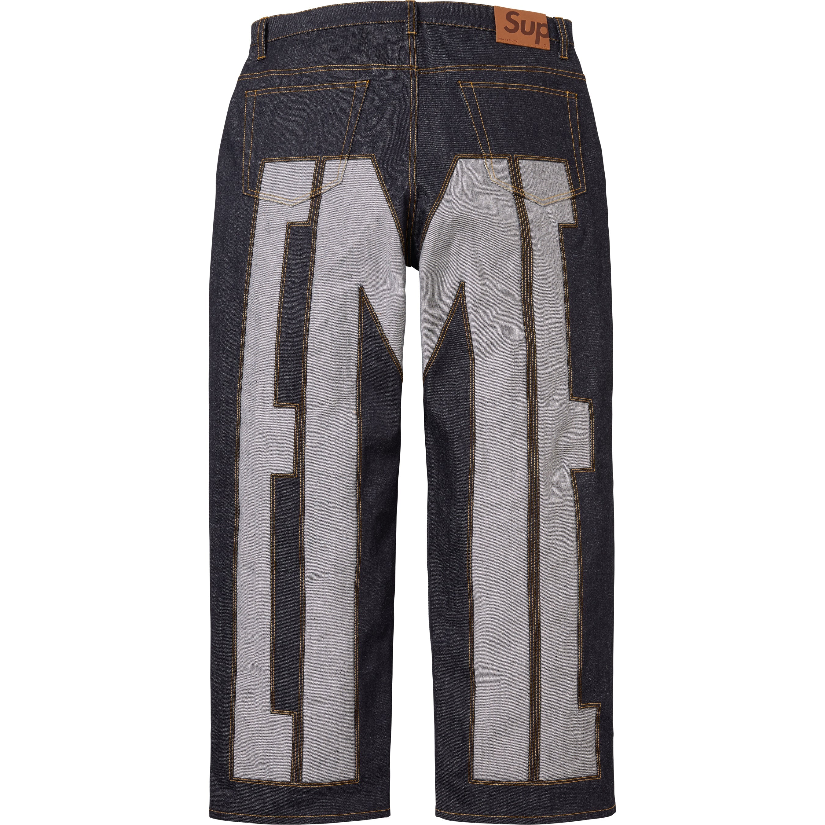 Inset Spellout Baggy Jean