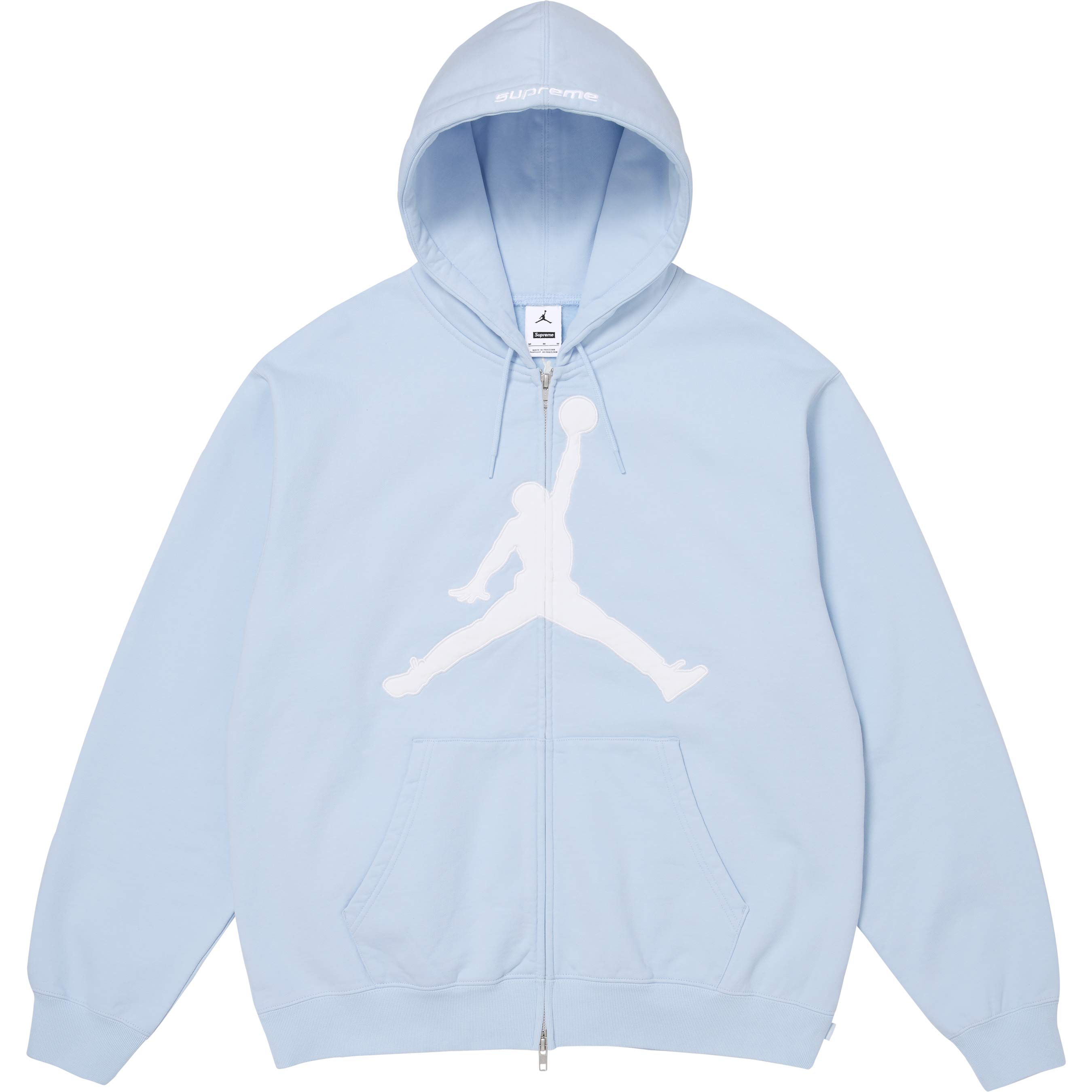 Supreme®/Jordan® Zip Up Hooded Sweatshirt