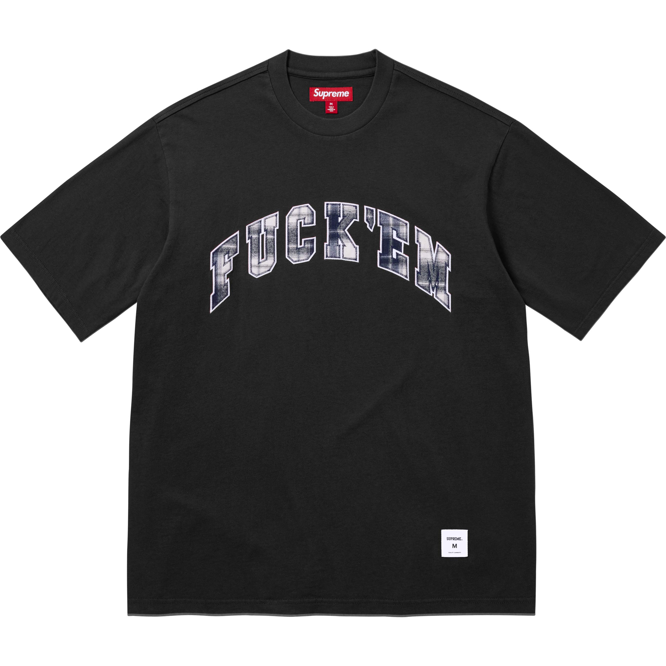 Fuck Em Plaid S/S Top